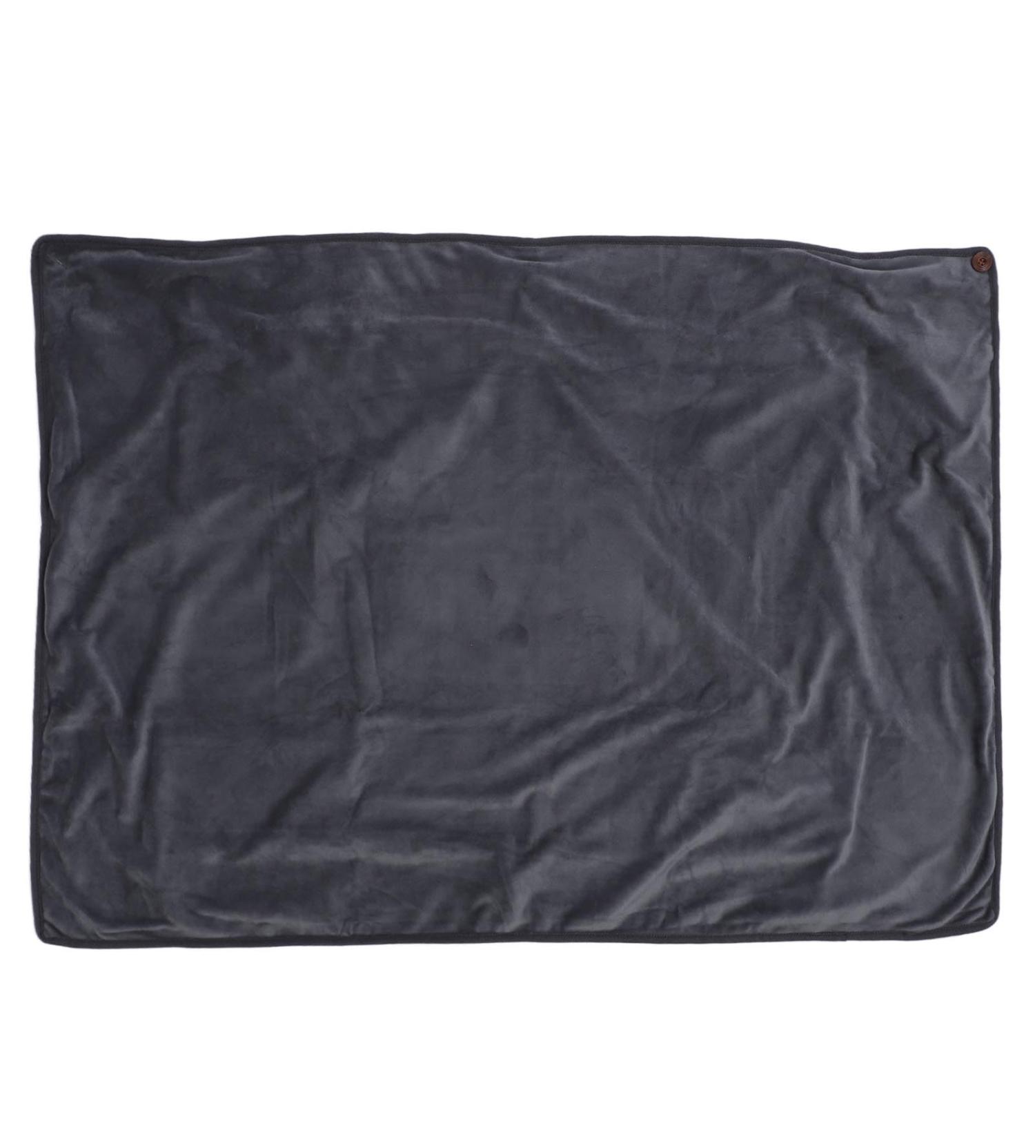 Buy Electric Blanket with USB Port - Adjustable Temperature Soft Polyester Heating Blanket for Camping - Grey - Buy Online on GoSupps.com