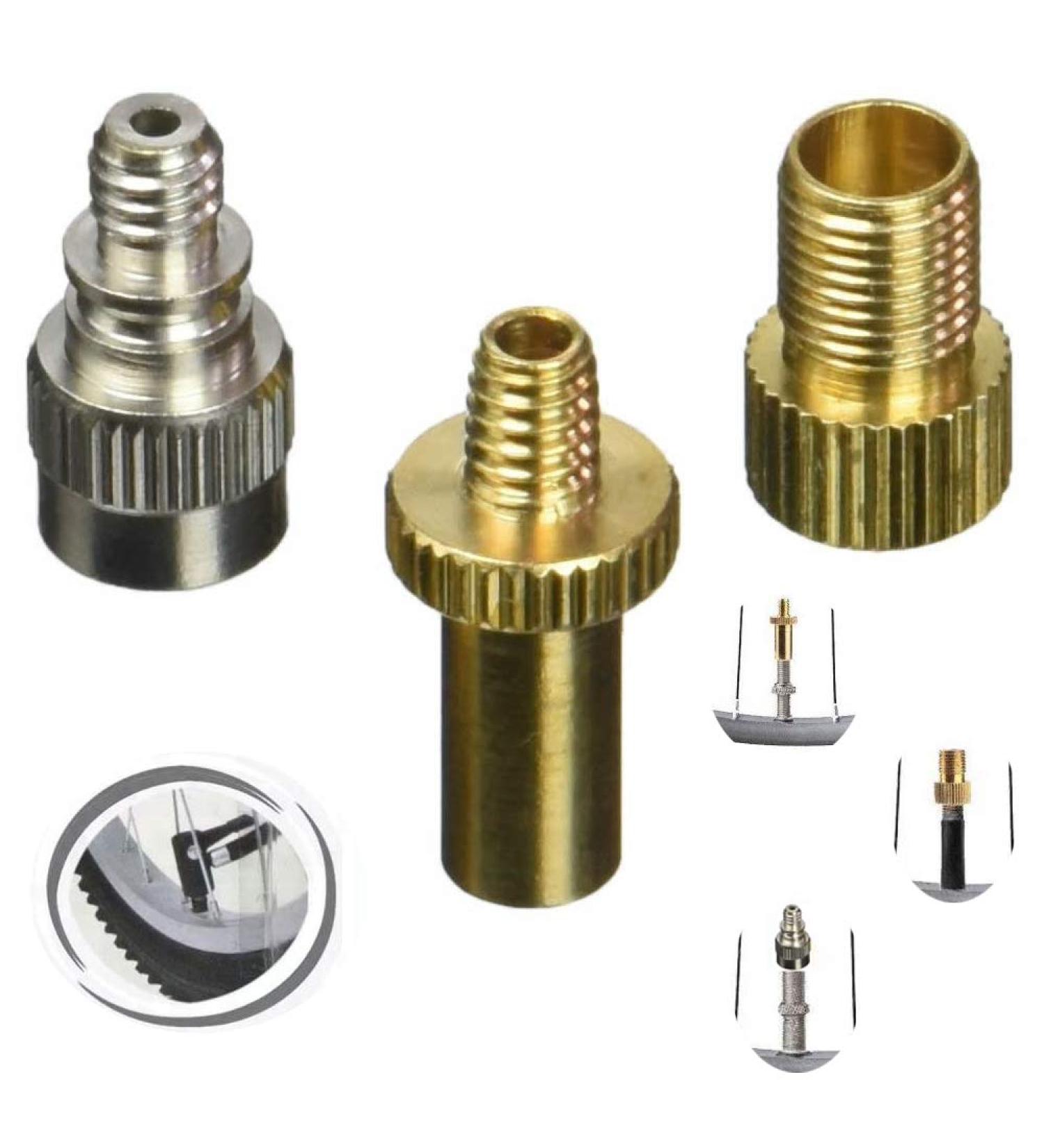 Buy LS Set of 3 Bicycle Valve Adapters - SV AV DV - International Shipping Available - Buy Online on GoSupps.com