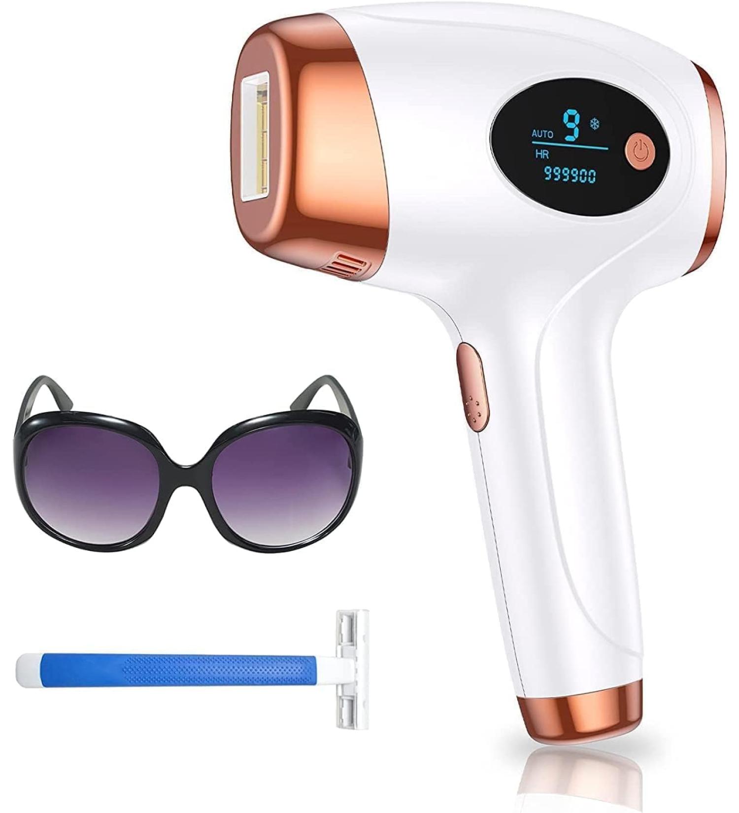 Buy Aopvui Laser Hair Removal Device - 3-in-1 IPL for Women & Men 999 900+ Flashes at-Home Hair Removal 9 Energy Levels - Buy Online on GoSupps.com