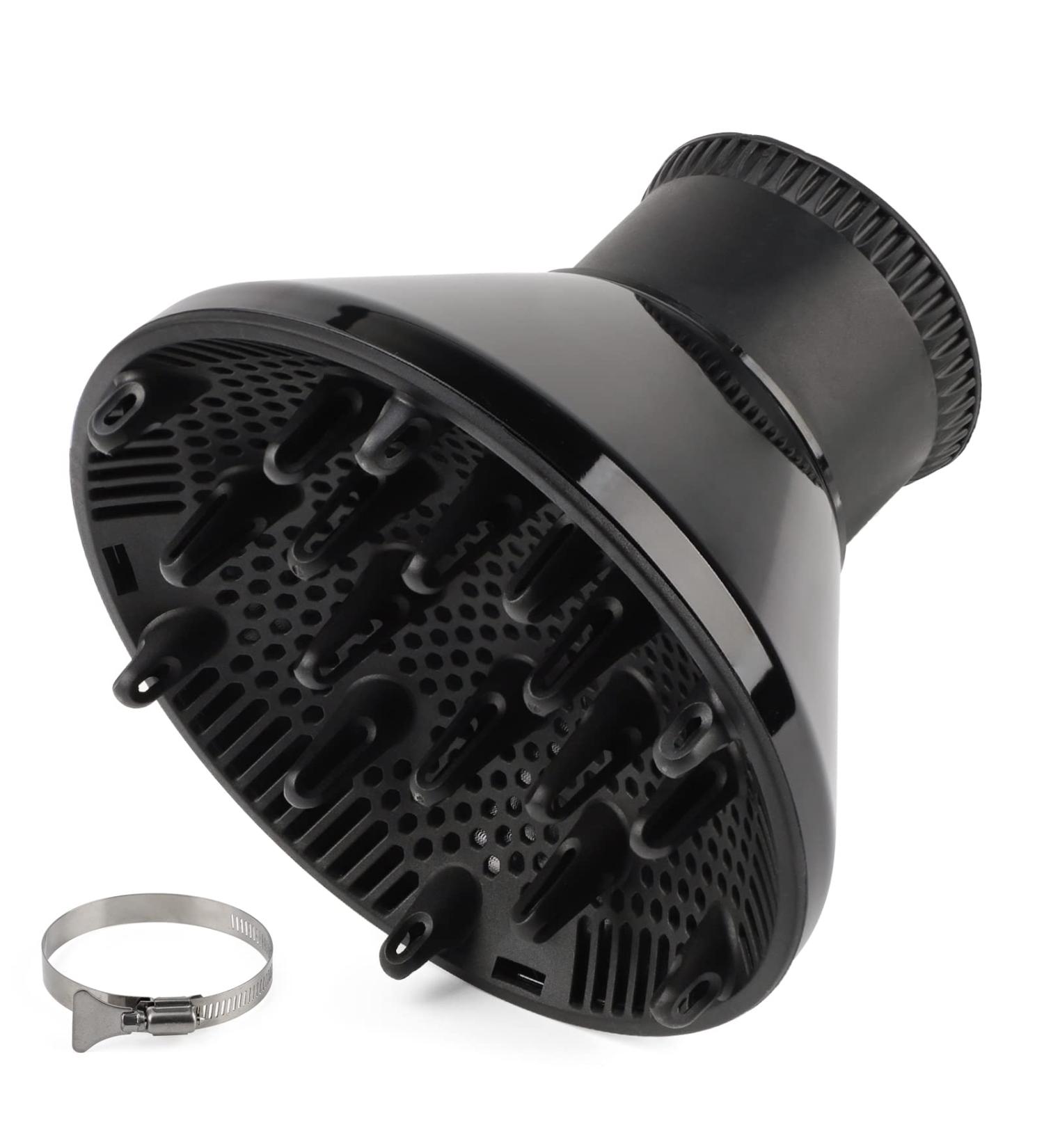 Segbeauty Professional Hair Dryer Diffuser for Curly & Wavy Hair - Fast Drying, Frizz-Free, 1.58-2.16in Nozzle - Black - Buy Online on GoSupps.com