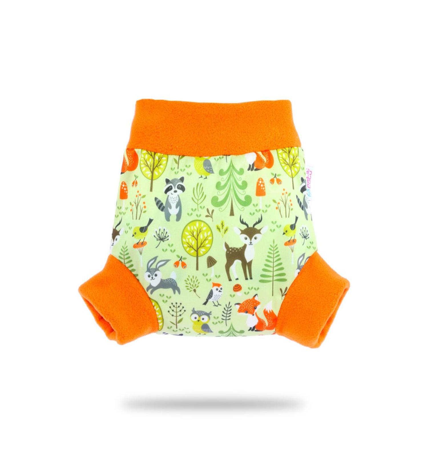 Petit Lulu Overpants Size L (9-13 kg) - Eco-Friendly Pull-On Diaper Pants for Night Diapers - Forest Animals Design - Buy Online on GoSupps.com