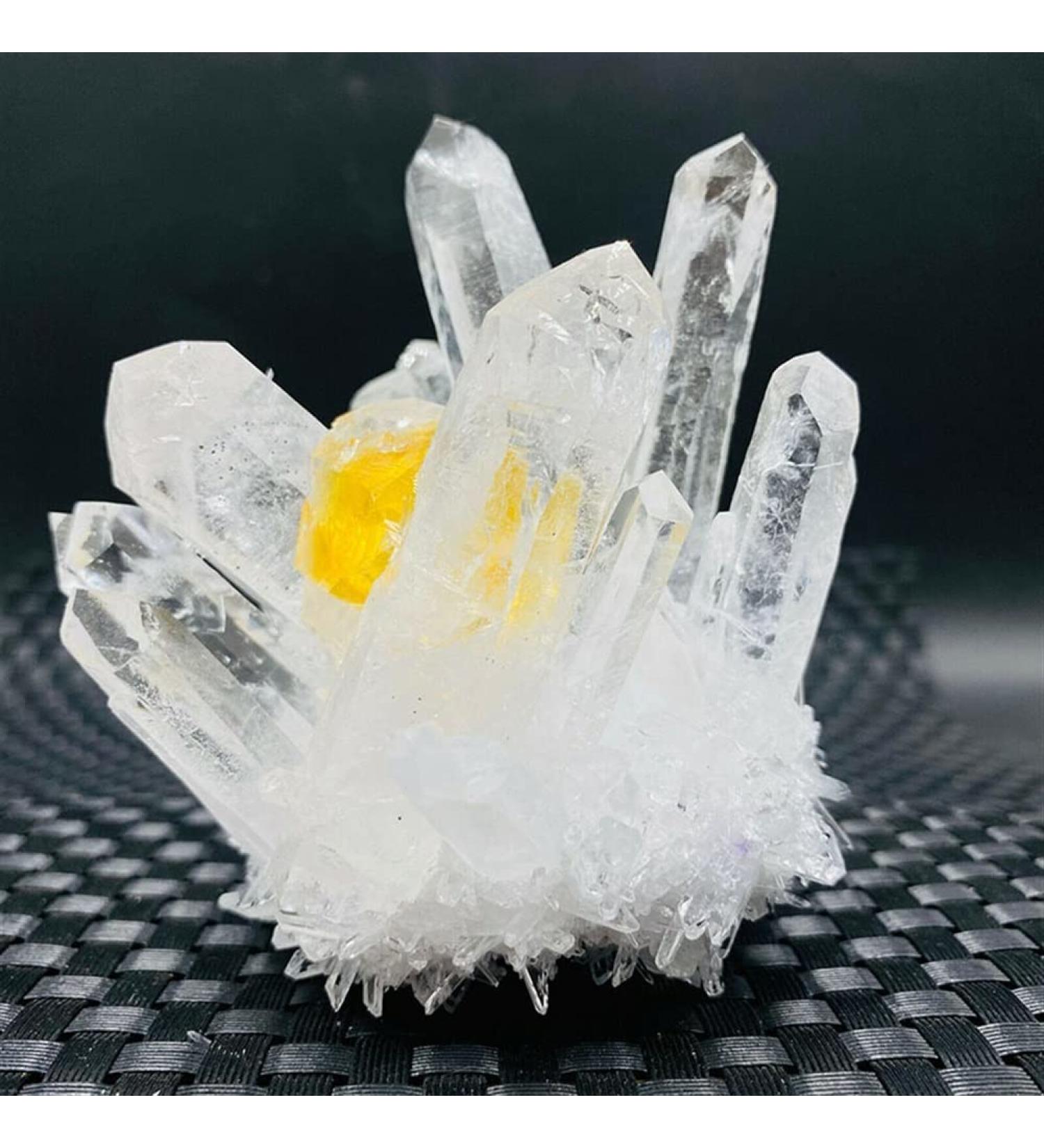 Natural Clear Ghost Phantom Quartz Crystal Cluster Rock Stones and Crystals Reiki Specimen Home Decor Suitable for Furniture Decoration (Color : 400-450g) - Buy Online on GoSupps.com