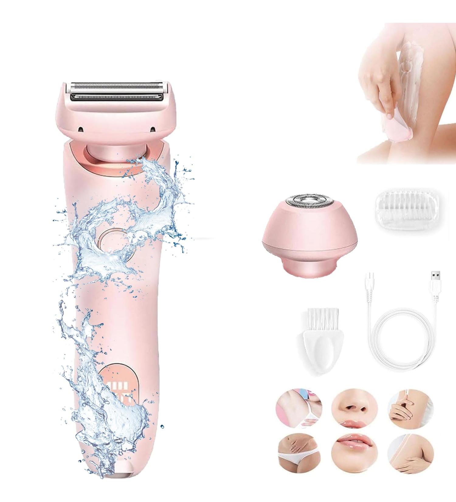 Silkbabe On The Go Lady Shaver Silkglide Pro Shaver Silkbabe Shaver Wet And Dry Use Ipx7 Waterproof.2 In 1 Hair Trimmer Electric Leg Razors For Women. (Pink) - Buy Online on GoSupps.com
