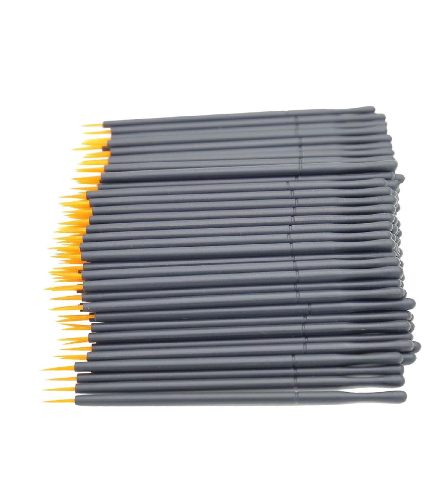 SOESFOUFU 100pcs Eyeliner Eyeshadow Liner Brush White Eye Liner Makeupset Eye Gel Eye Makeup Brushes 15cmX10cm Orange - Buy Online on GoSupps.com