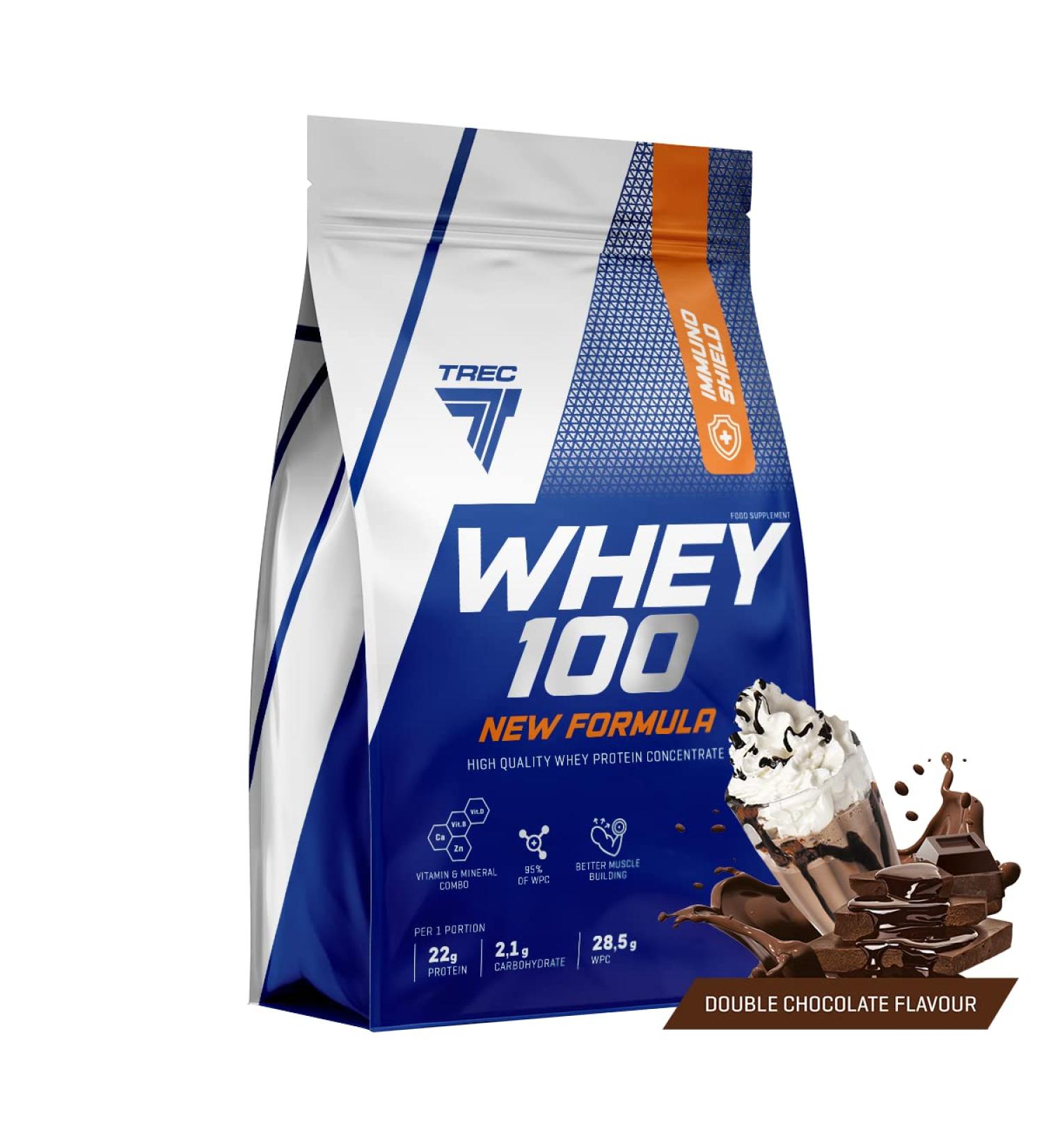Trec Nutrition Whey 100 New Formula 700G Double Chocolat
