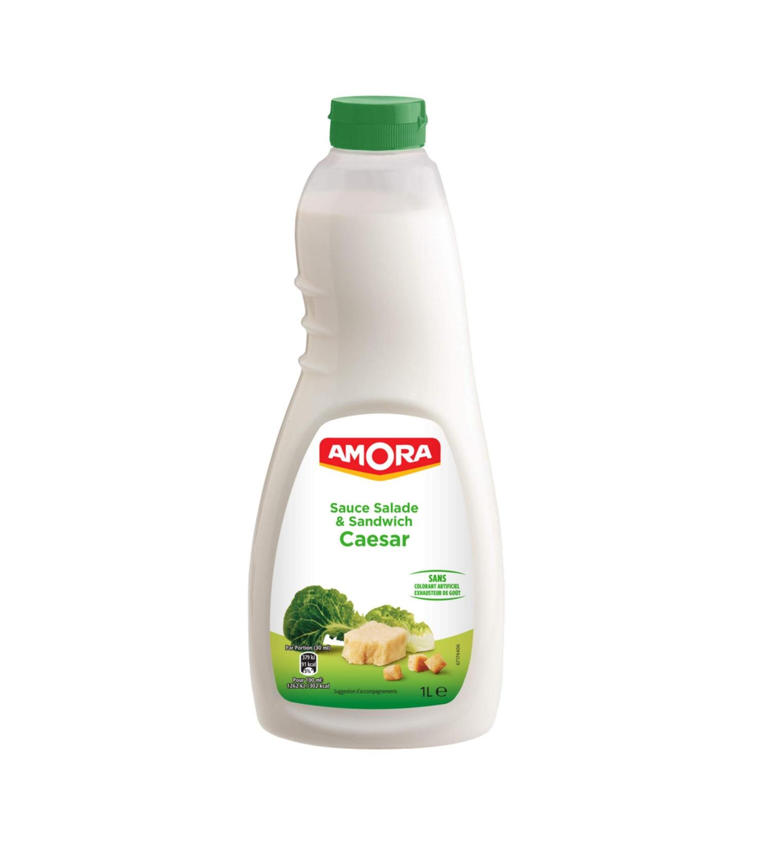 Amora Caesar Salad and Sandwich Sauce 1 L Pack of 2 - Buy Online on GoSupps.com