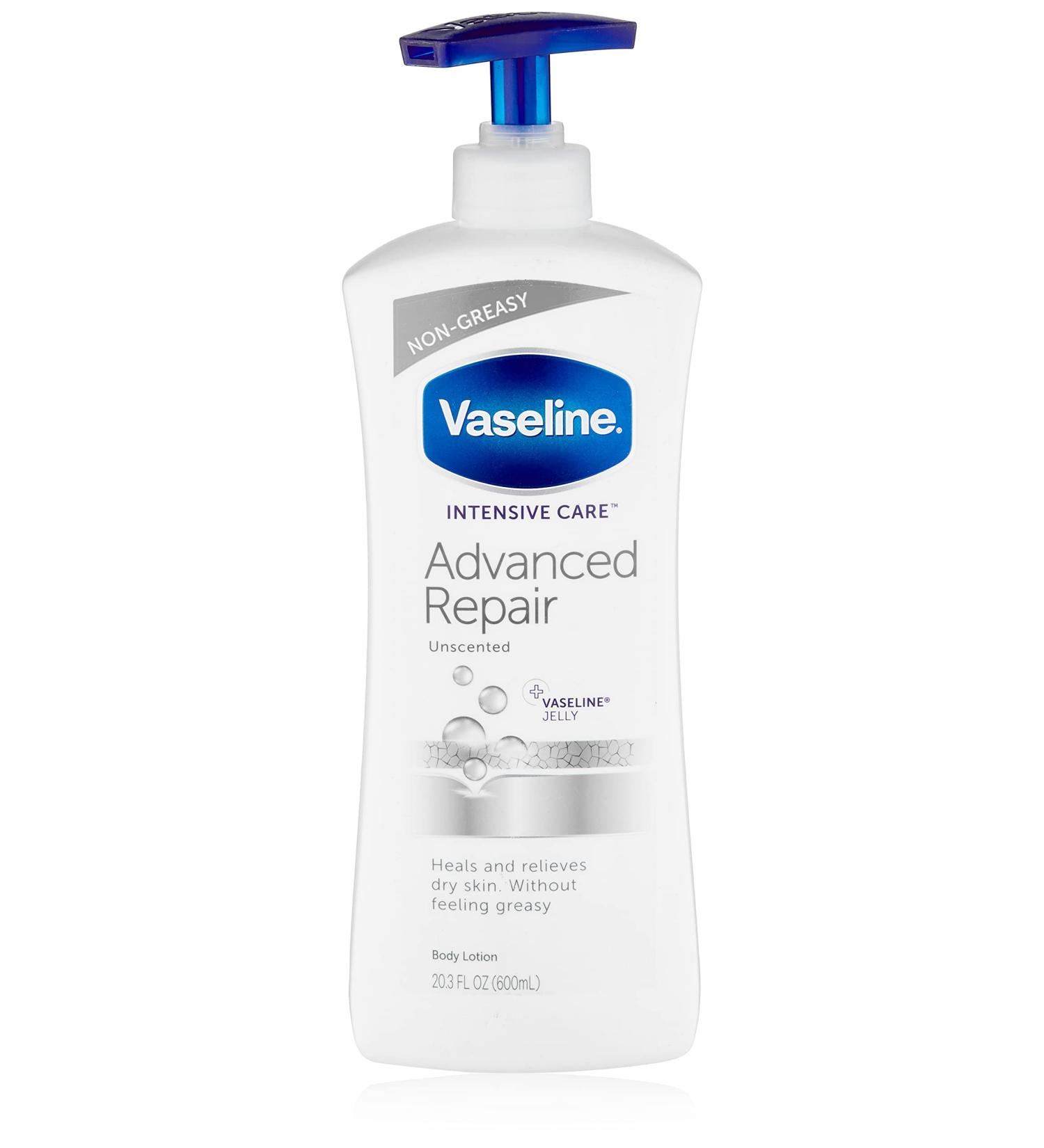Vaseline Intensive Care Body Lotion Advanced Repair Unscented 20.3 oz - Pack of 1 - Buy Online on GoSupps.com