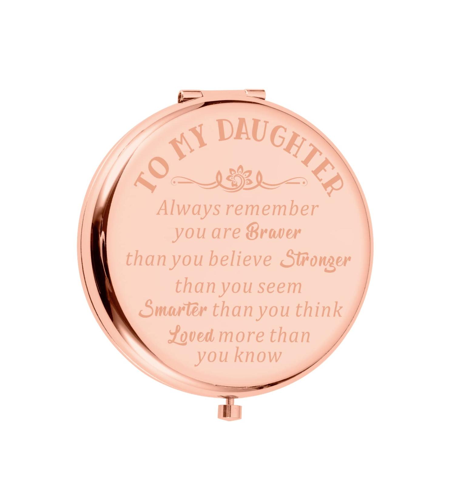 XPENMULBOJA Compact Mirror: Gift for Daughter from Mom | Ideal for Valentines, Graduation, Birthday & Wedding - Buy Online on GoSupps.com