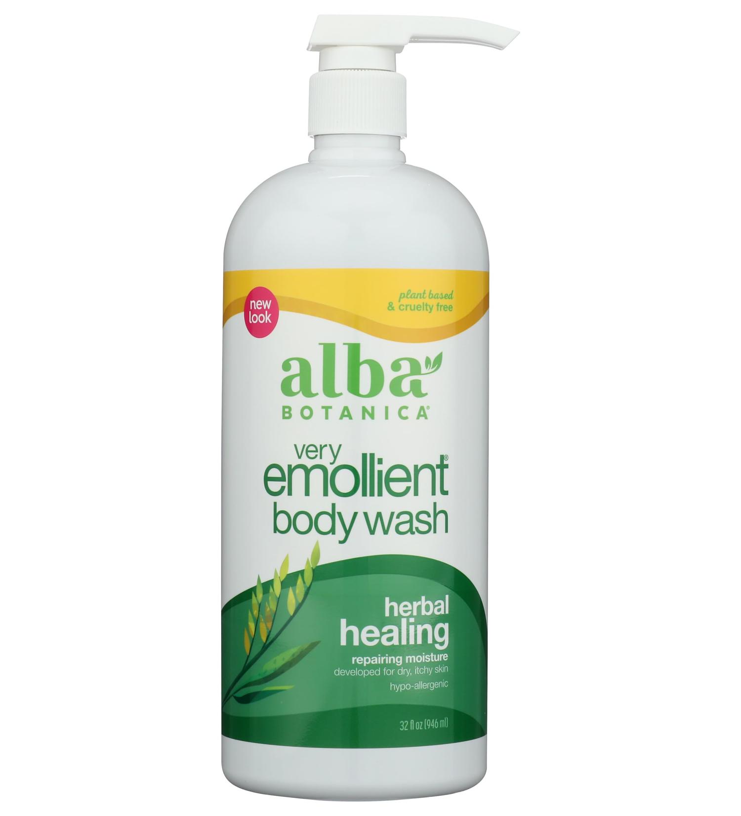 Alba Botanica Very Emollient Bath and Shower Gel Herbal Healing 32 Ounce Herbal Healing 32 Fl Oz (Pack of 1) - Buy Online on GoSupps.com