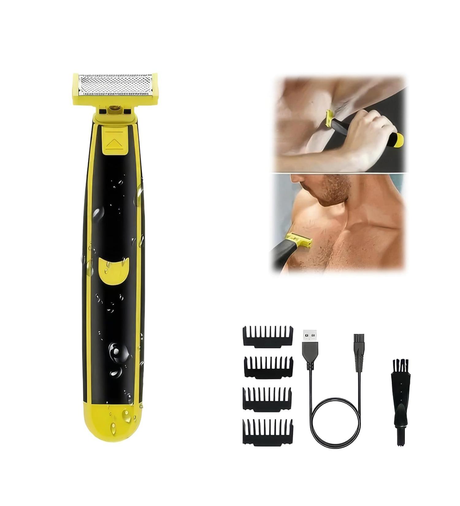 Shop Full Body Electric Shaver for Men - Waterproof Rotary Beard Trimmer & Body Shaver Model #5 - International Shipping Available - Buy Online on GoSupps.com