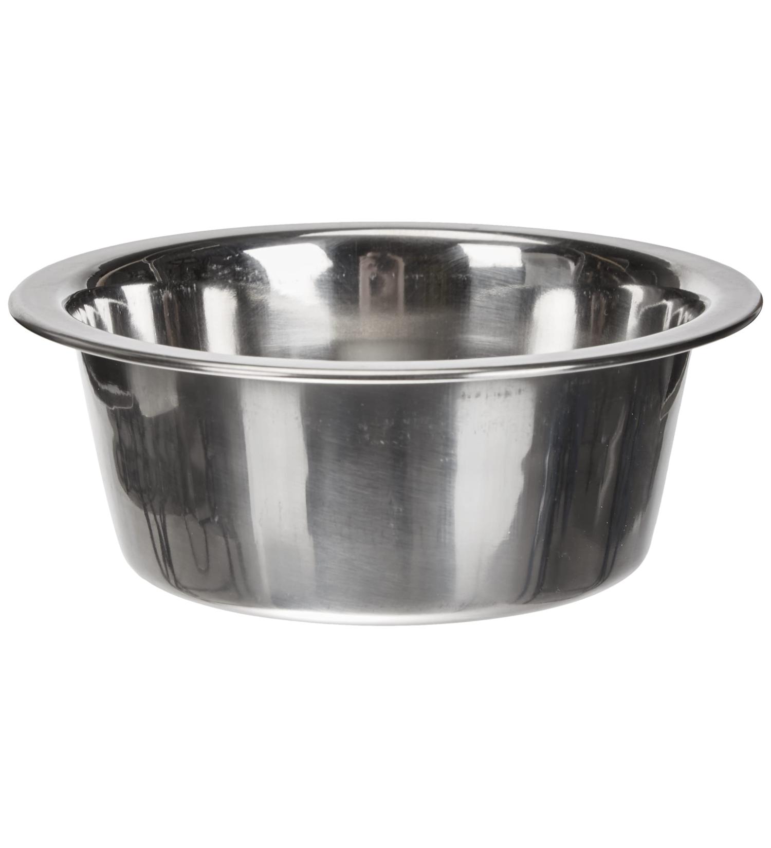 Croci DOS Stainless Steel Dog Bowl - 0.5L Hygienic & Durable Container, Dishwasher Safe - 13cm Silver - Buy Online on GoSupps.com