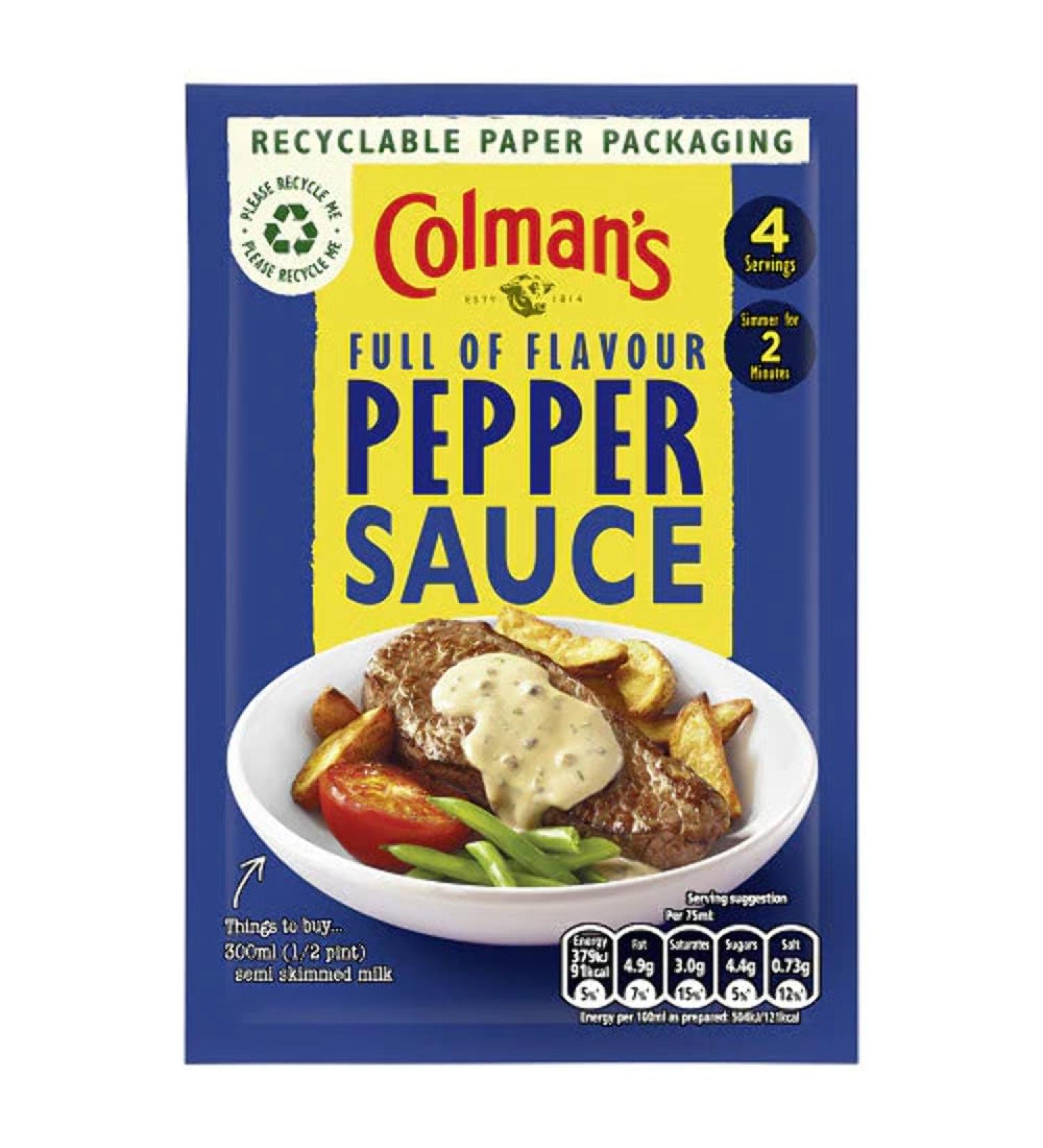 MASColman's Pepper Sauce Mix 40g-Food