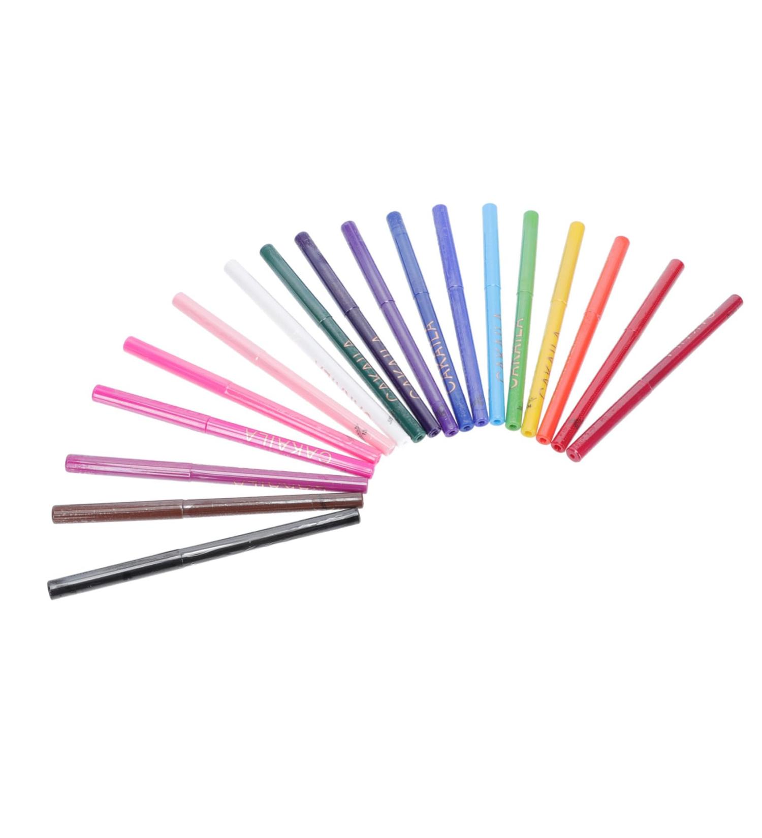 DOITOOL Eyes Cosmetics Tools 18pcs Eyeliner Accessories for Teen Girls Colors Eye Liner Woman Makeup Tools Matte Miss Make up - Buy Online on GoSupps.com