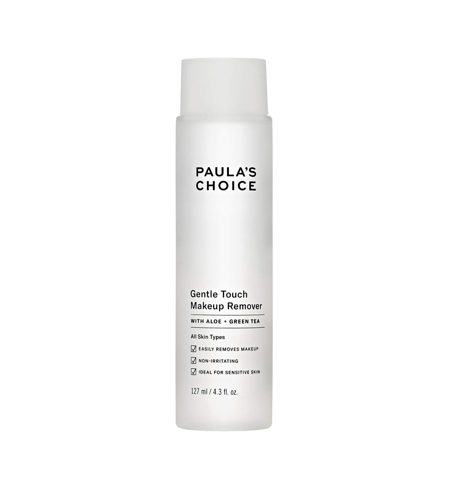 Paula's Choice Gentle Touch Oil-Free Waterproof Makeup Remover 4.3 oz - Aloe & Green Tea, Non-Irritating - Buy Online on GoSupps.com