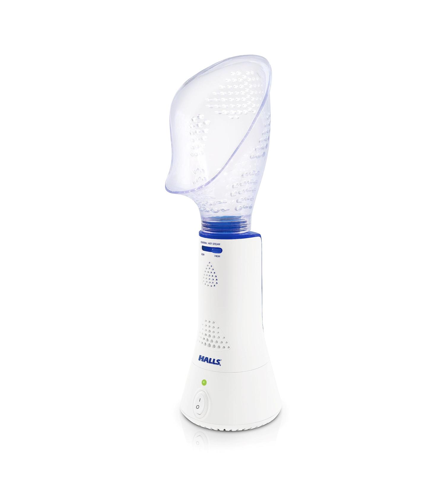 Crane x Halls Personal Vaporizer Steam Inhaler FSA Approved Throat Steamer Vocal Steamer for Singers Warm Steam Sinus Inhaler for Congestion and Cough Relief Natural Decongestant Relief Halls Steam Inhaler - Buy Online on GoSupps.com