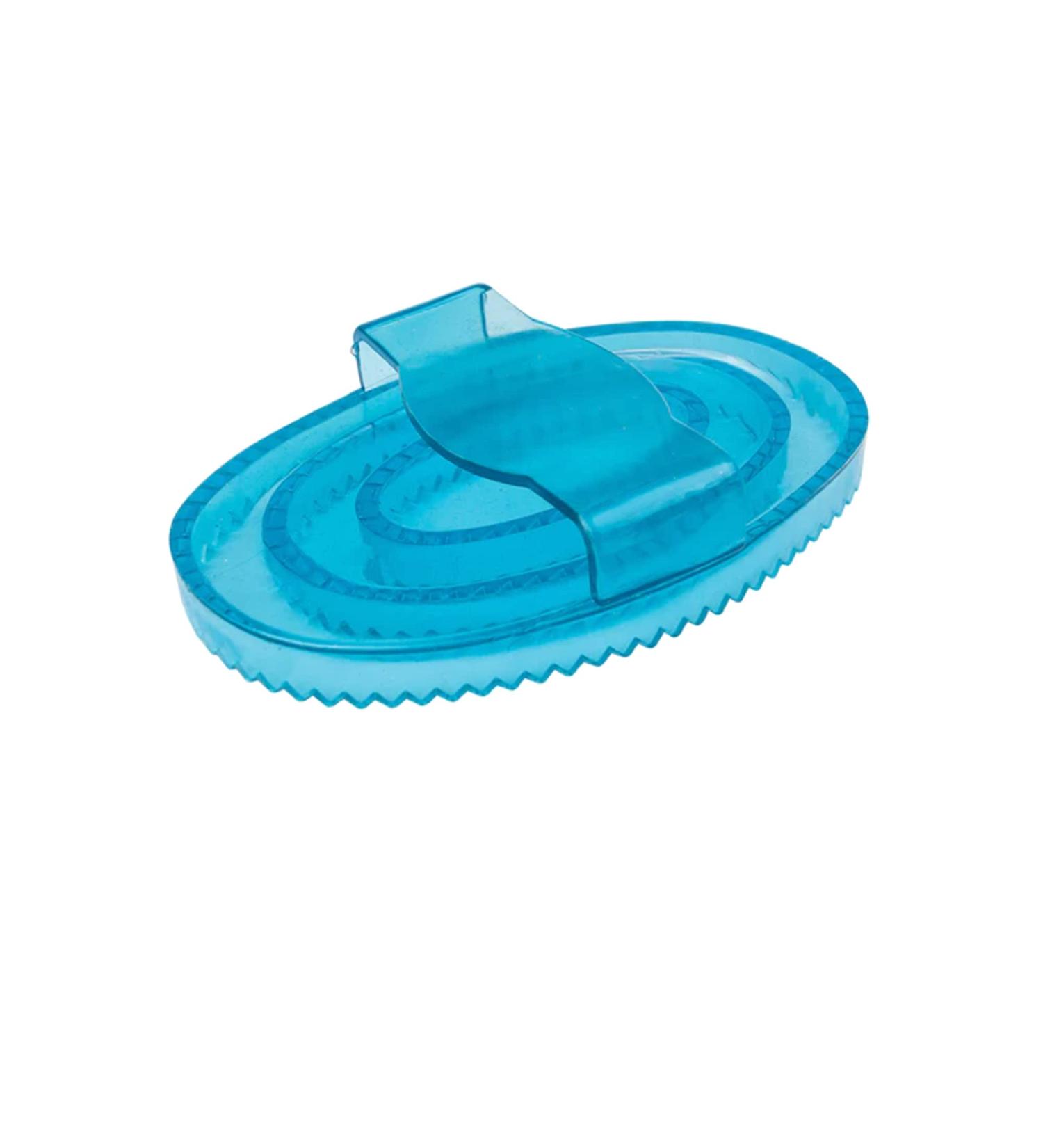 Roma Brights Rubber Curry Comb Aqua - Buy Online on GoSupps.com