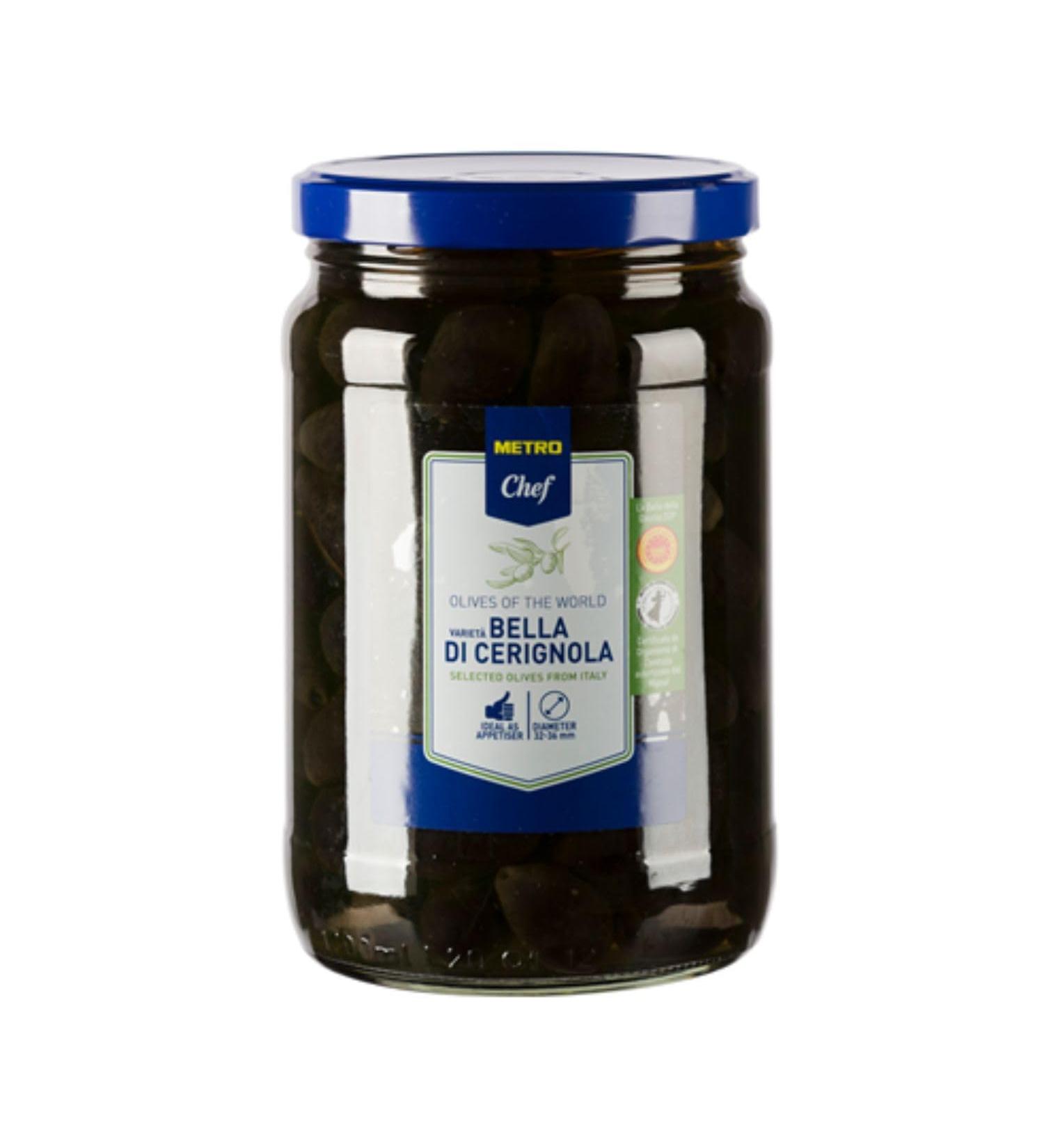 METRO Chef Black Olives Bella di Cerignola 1700 ml