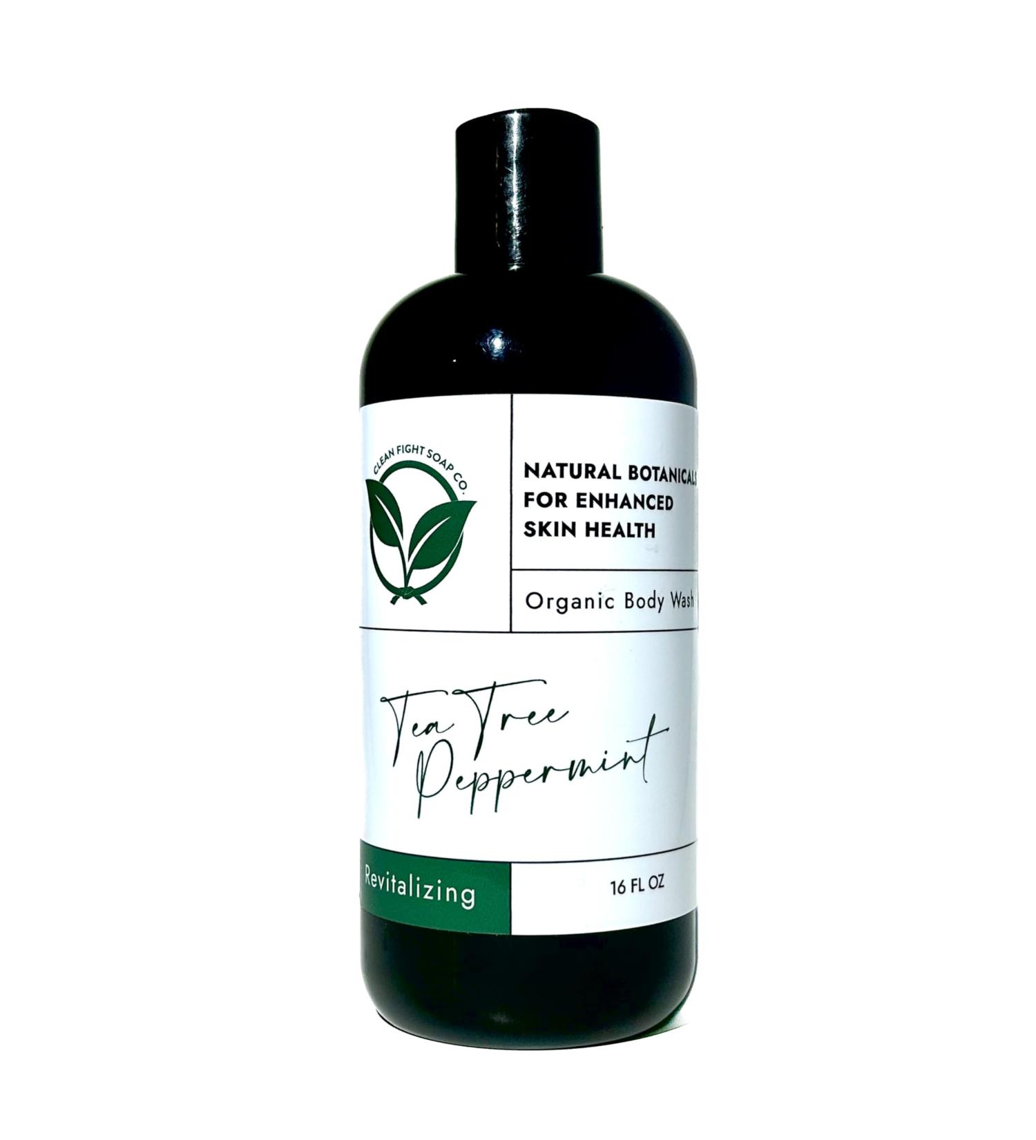 Clean Fight Soap Company ORGANIC TEATREE & PEPPERMINT Body Wash