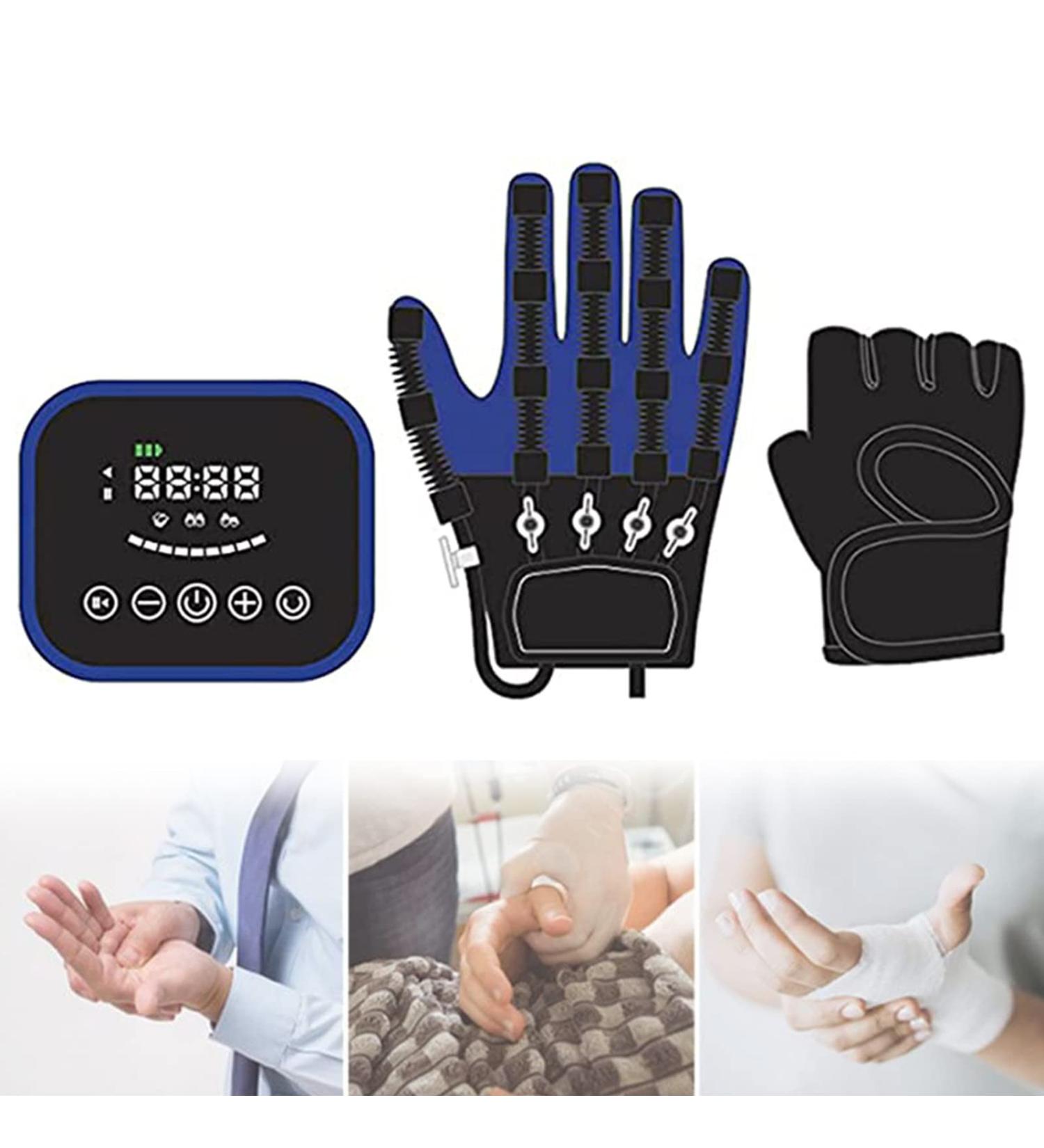Finger Trainer Finger Wrist Training Equipment Rehabilitation Robot Gloves Orthoses Hand Rehabilitation Device for Stroke Hemiplegia Hand Function Recovery Righthand Medium - Buy Online on GoSupps.com