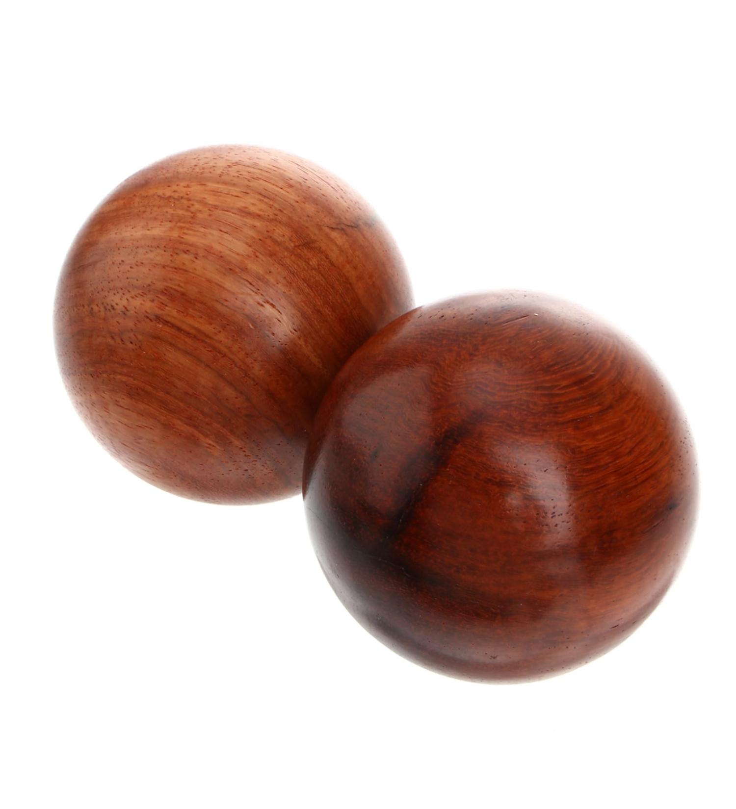 Beavorty Handball Massage Fitness Ball Stress Relief & Hand Training Wooden Balls for Adults | Gymnastics & Exercise Tools - Buy Online on GoSupps.com