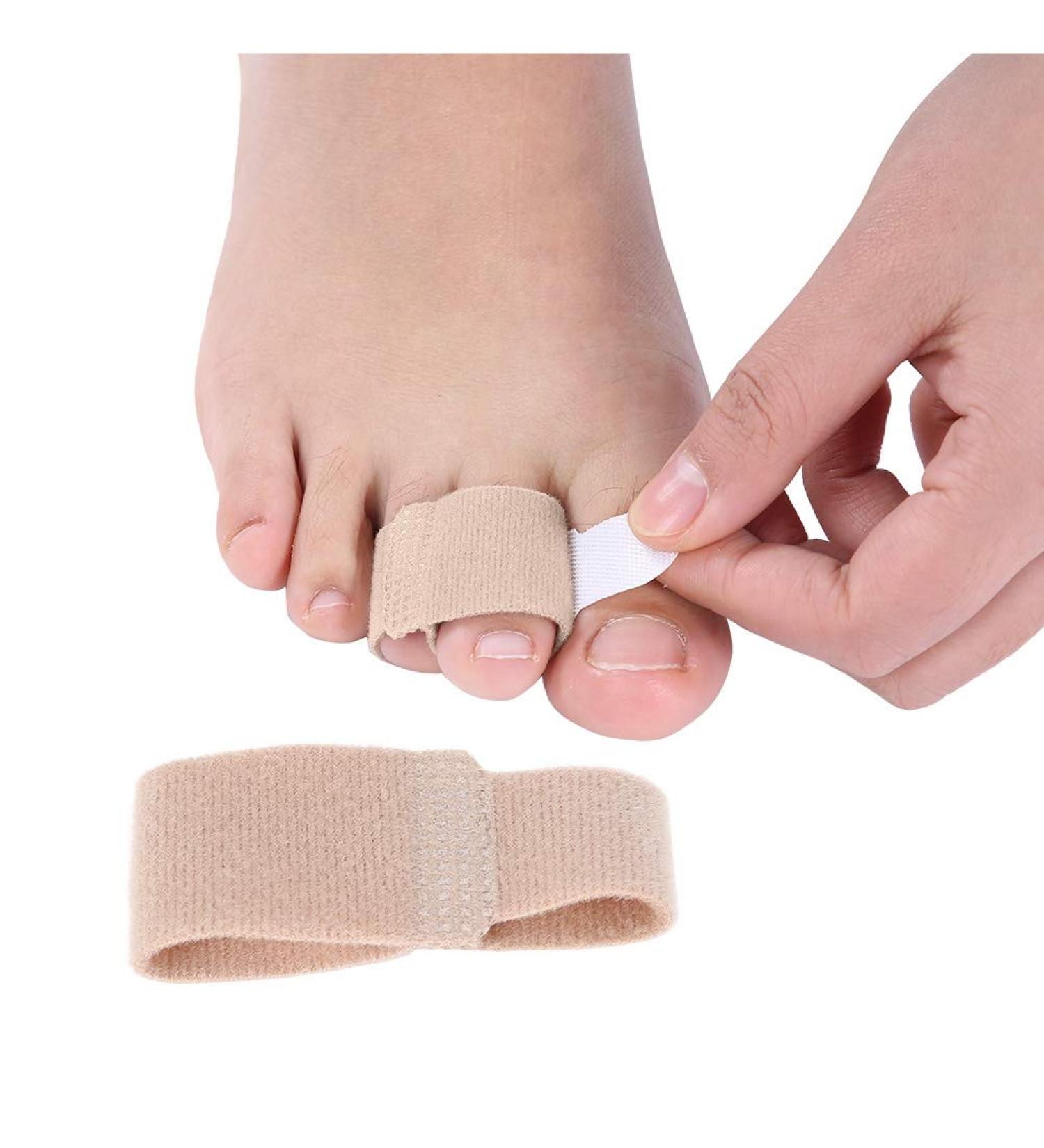 Hallux Valgus Hammer Toe Straightener | Padded Wraps & Separators for Comfortable Foot Alignment | International Shipping - Buy Online on GoSupps.com