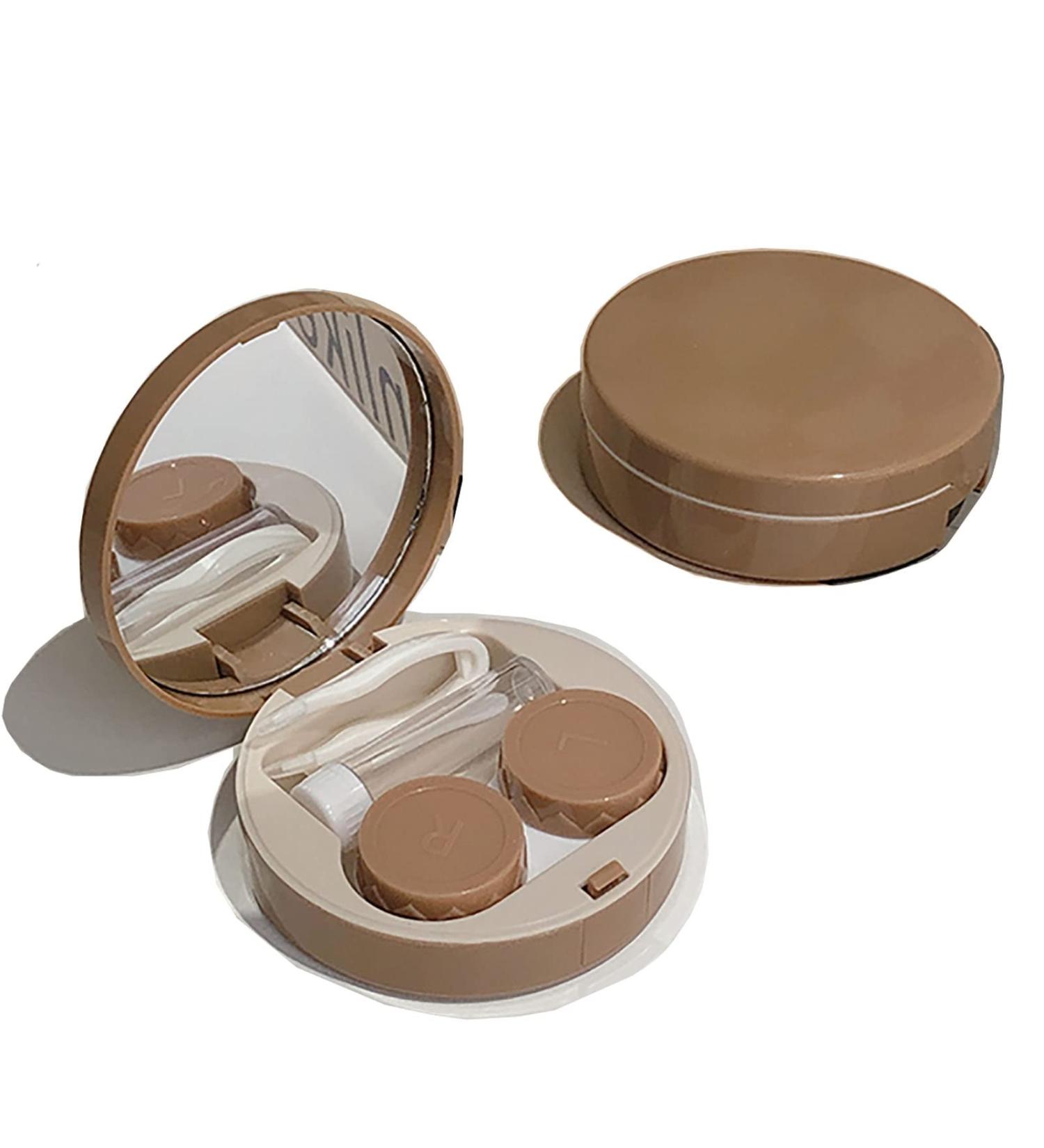 FCSHFC Portable Contact Lens Container Compact Beauty Contact Storage Box (Color B) for Travel & Daily Use - Buy Online on GoSupps.com