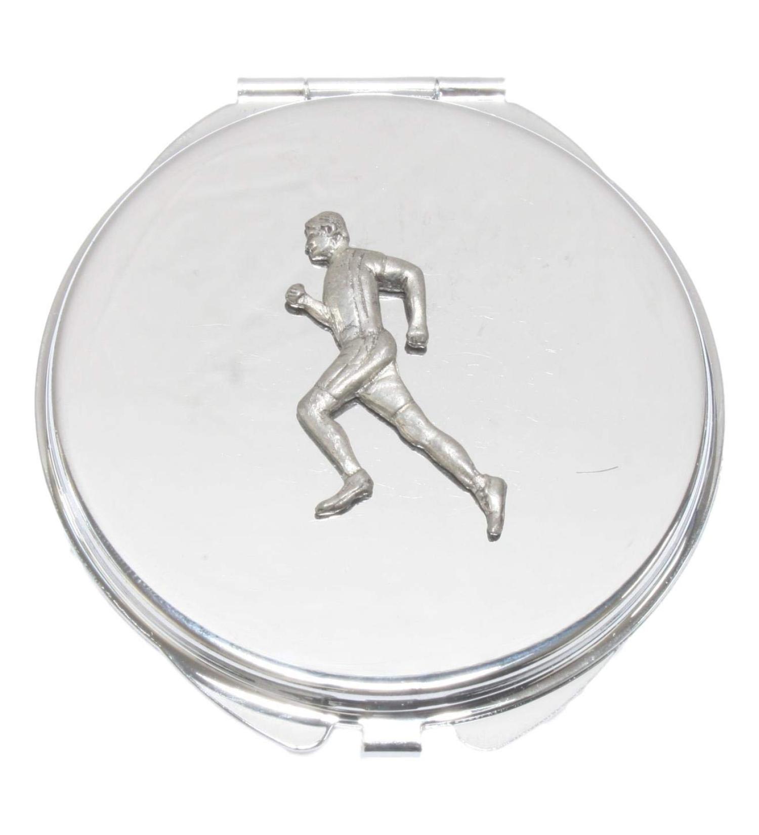 Male Runner Compact Mirror Handbag Gift With Free Engraving 226 - Buy Online on GoSupps.com