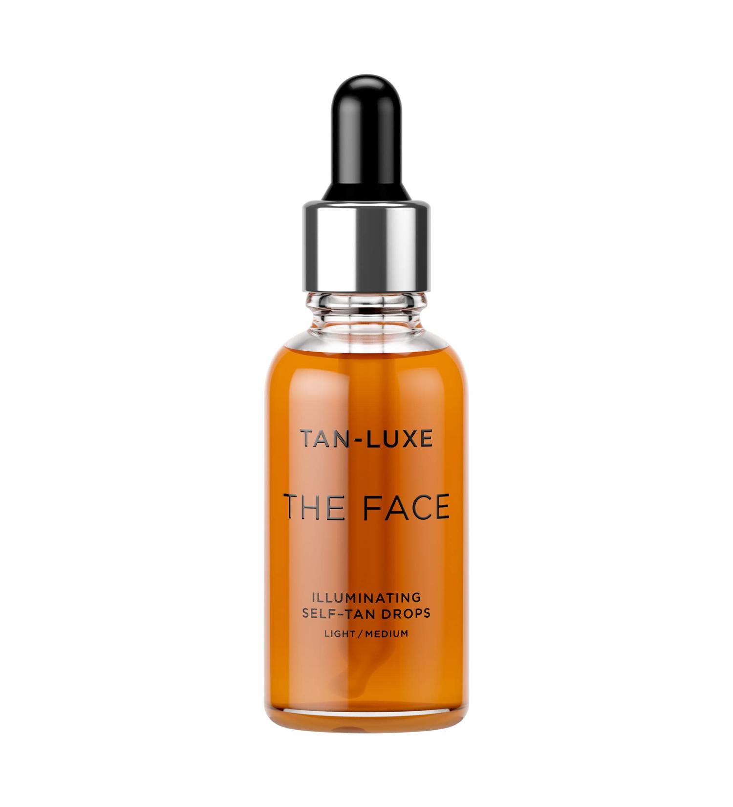 Tan Luxe THE FACE Self Tan Drops Medium (30 ml) - Customizable Face Tan | Cruelty Free & Vegan - Buy Online on GoSupps.com