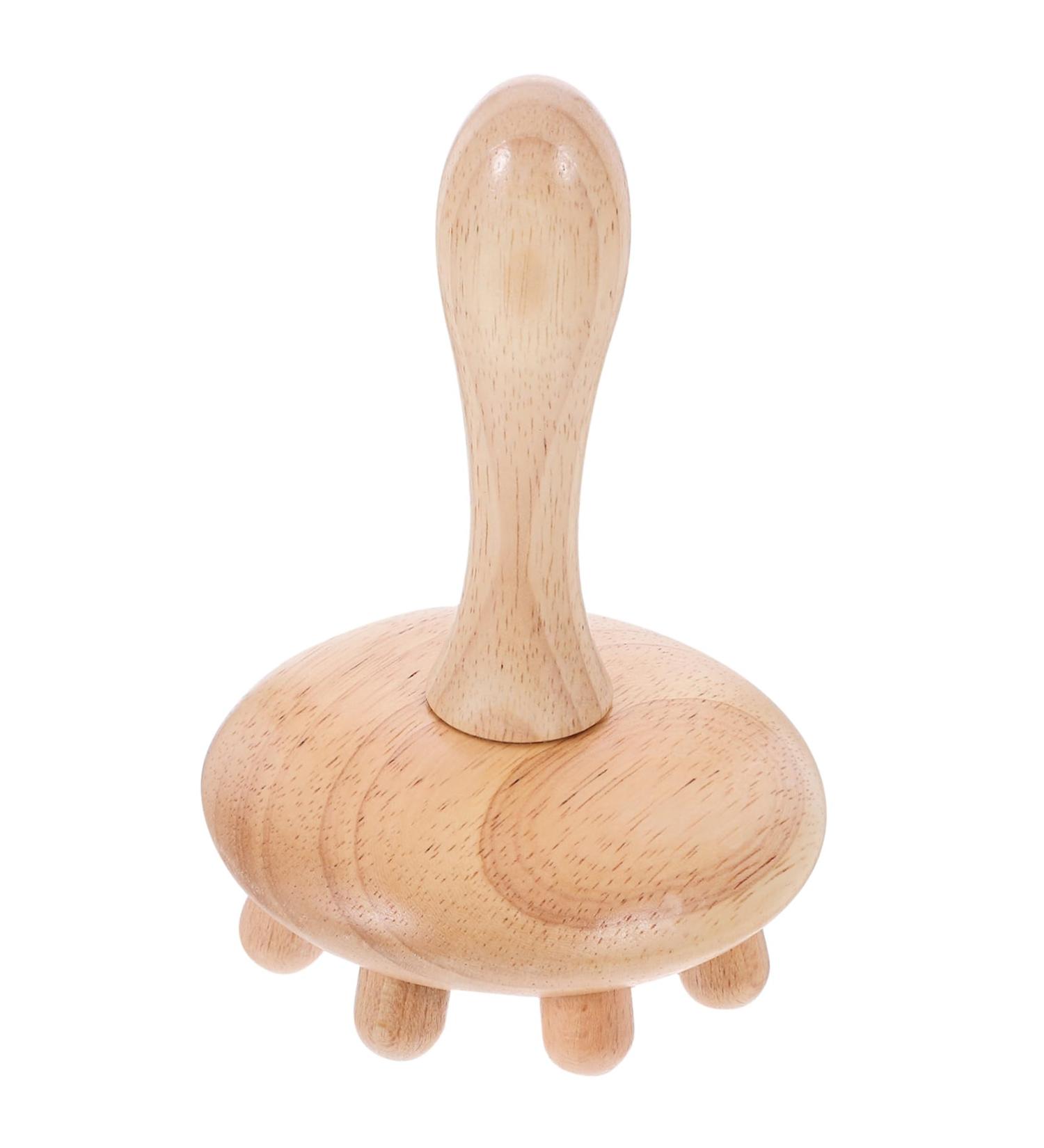 Fomiyes Wooden Hand Massager & Neck Massage Device | Body Brush Foot Massager & Massage Balls - Best for Relaxation & Pain Relief - Buy Online on GoSupps.com