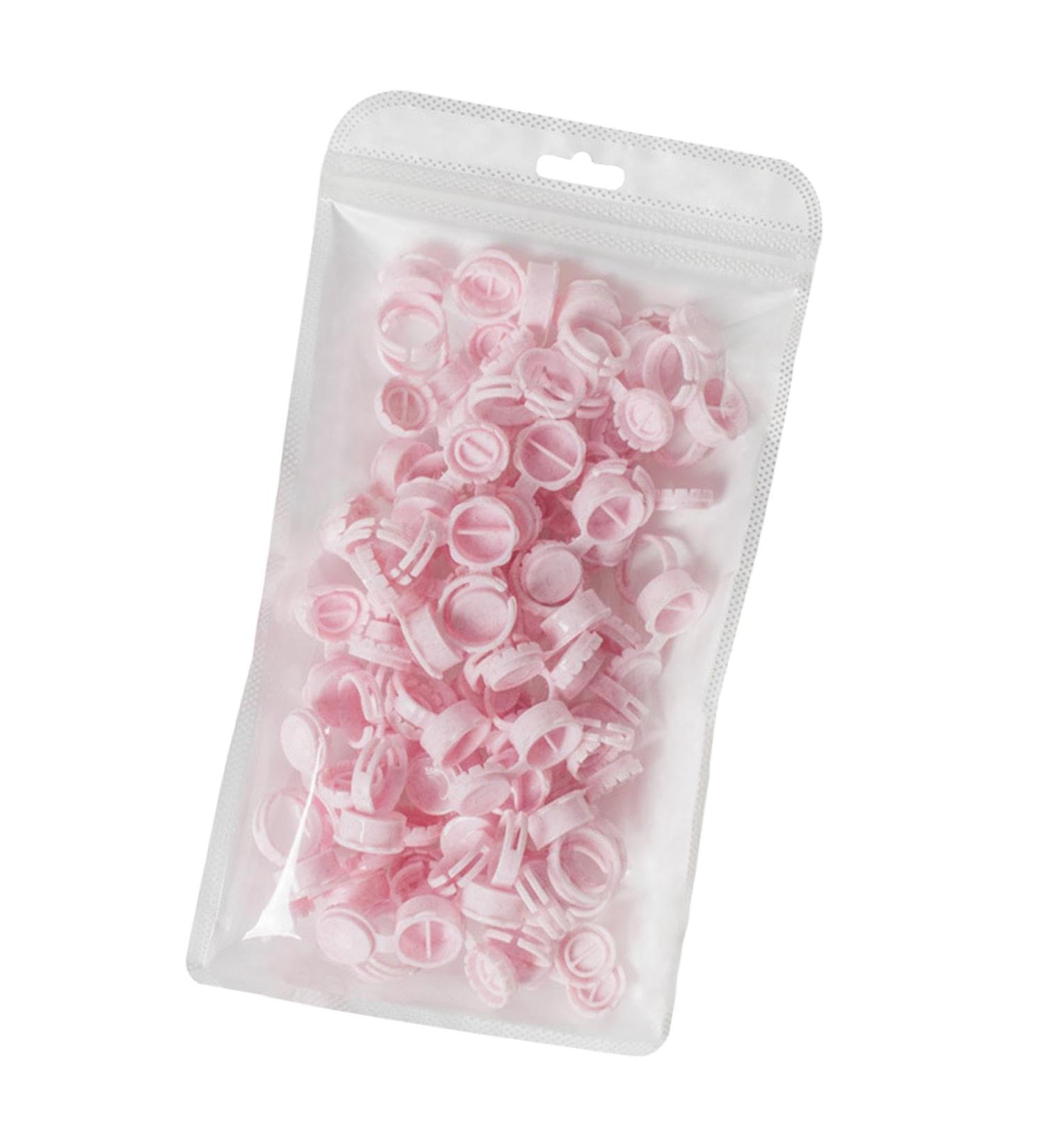 Glue Cups for Lash Extensions | Versatile Eyelash Glue Holder Ring Lash Glue Holders - Portable Lash Extension Supplies Lash Glue Cups for Makeup Artist Manicurist - Buy Online on GoSupps.com