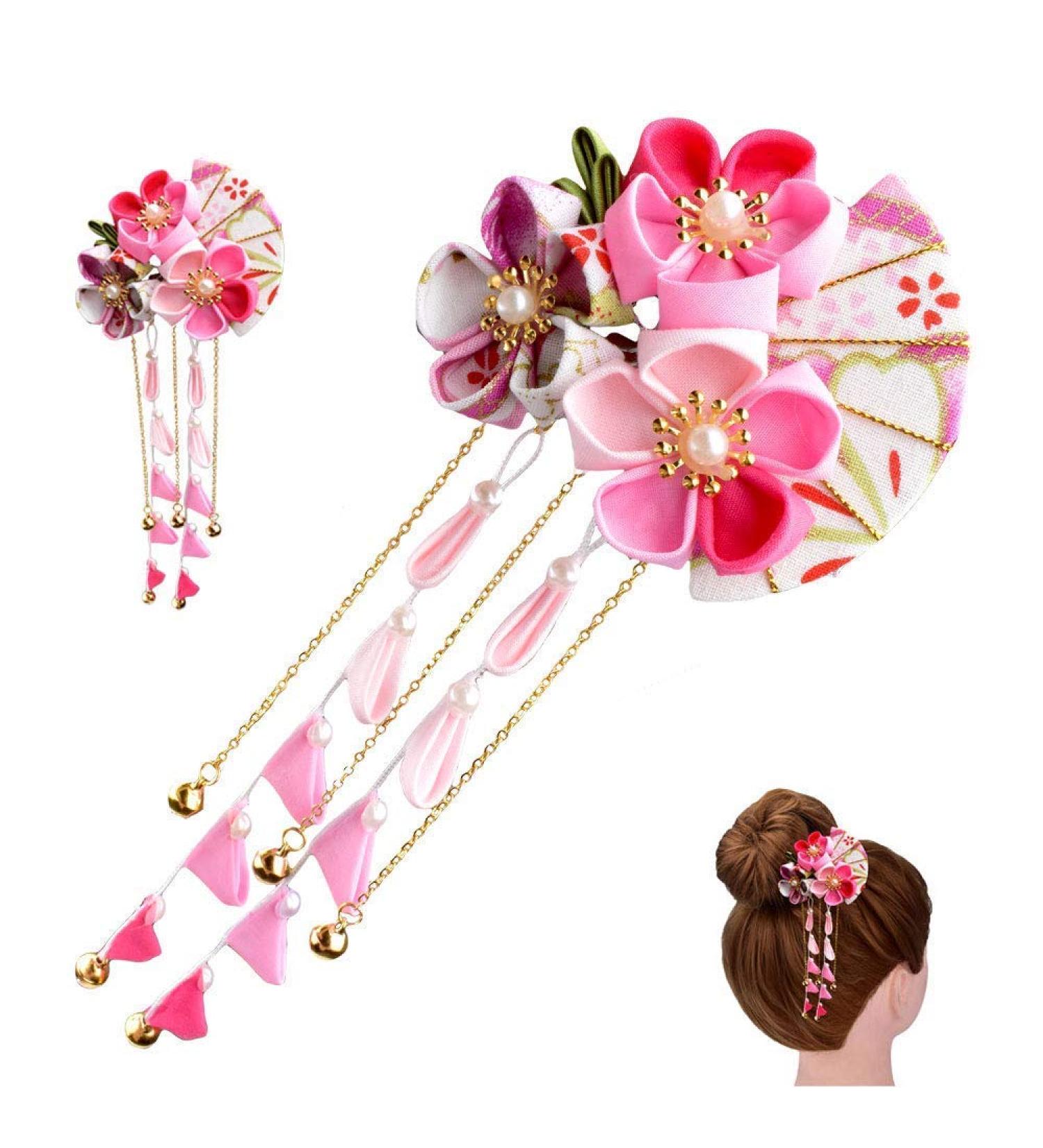 FINGER LOVE Japanese Hair Pin Kanzashi Sticks for Women & Girls - Hanfu & Kimono Accessories - Buy Online on GoSupps.com