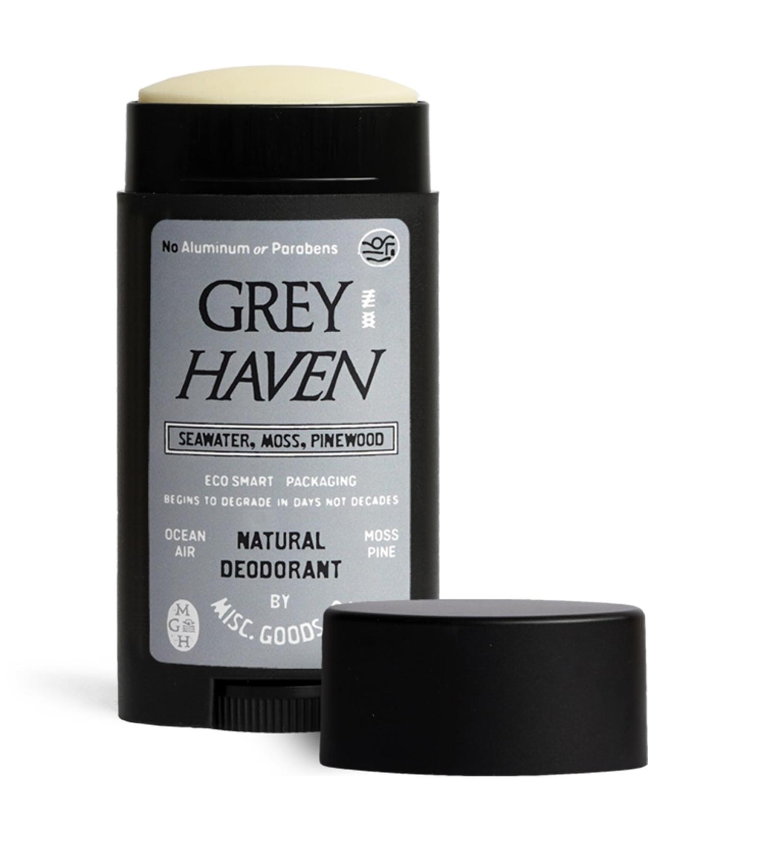 All Natural Deodorant For Men | All Day Odor Paraben Free & Aluminum Free Men's Deodorant | Skin Safe Natural Extract of Coconut Oil Shea Butter & Baking Soda | Greyhaven - 2.6 Oz - Buy Online on GoSupps.com