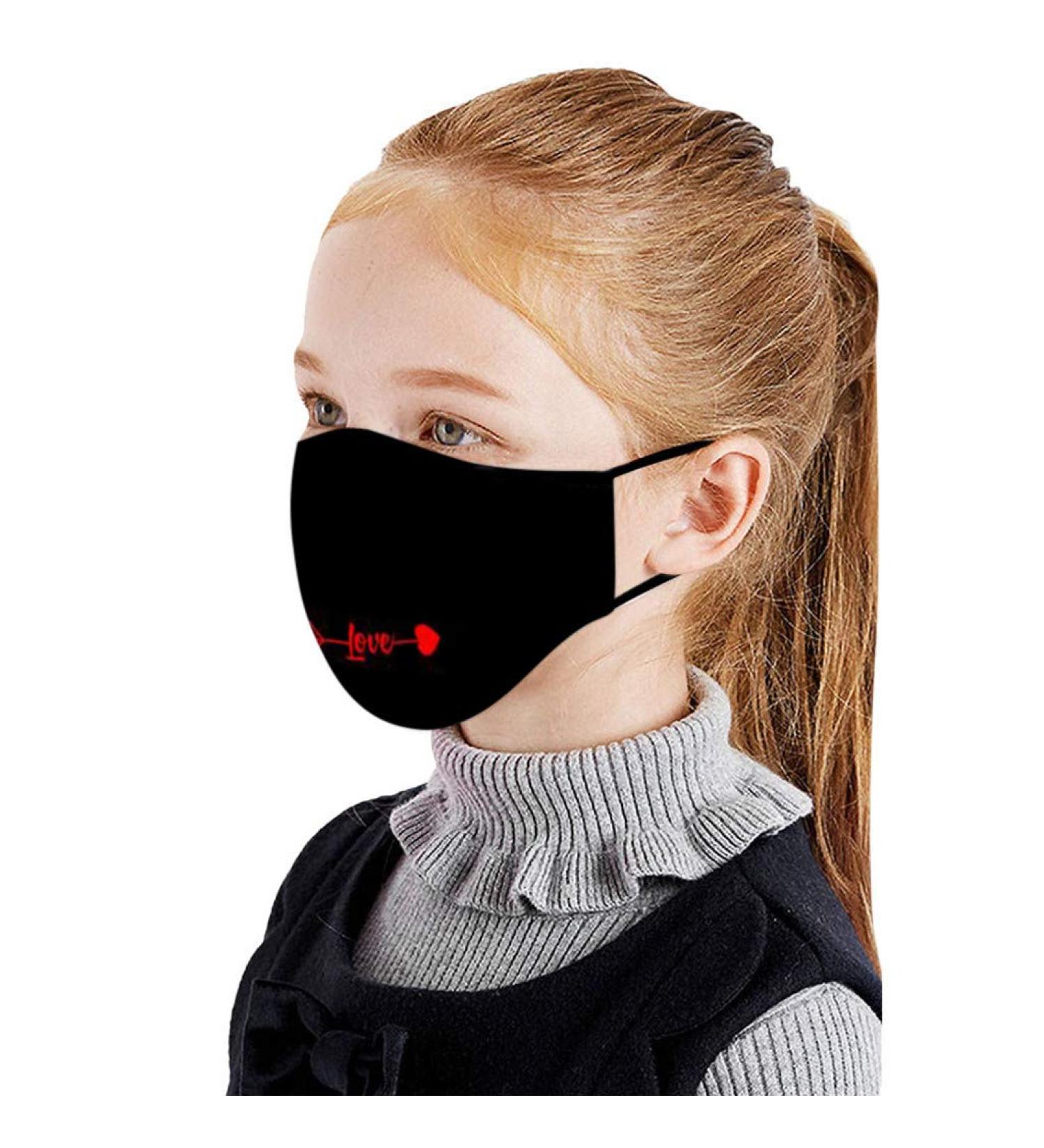 10 Pieces Kids' Facial Protective Accessory Reusable Washable Children Half Face Mouth Cute Cartoon Cotton Face Covers Mouth Cover Couple Seamless Outdoor Riding - Buy Online on GoSupps.com