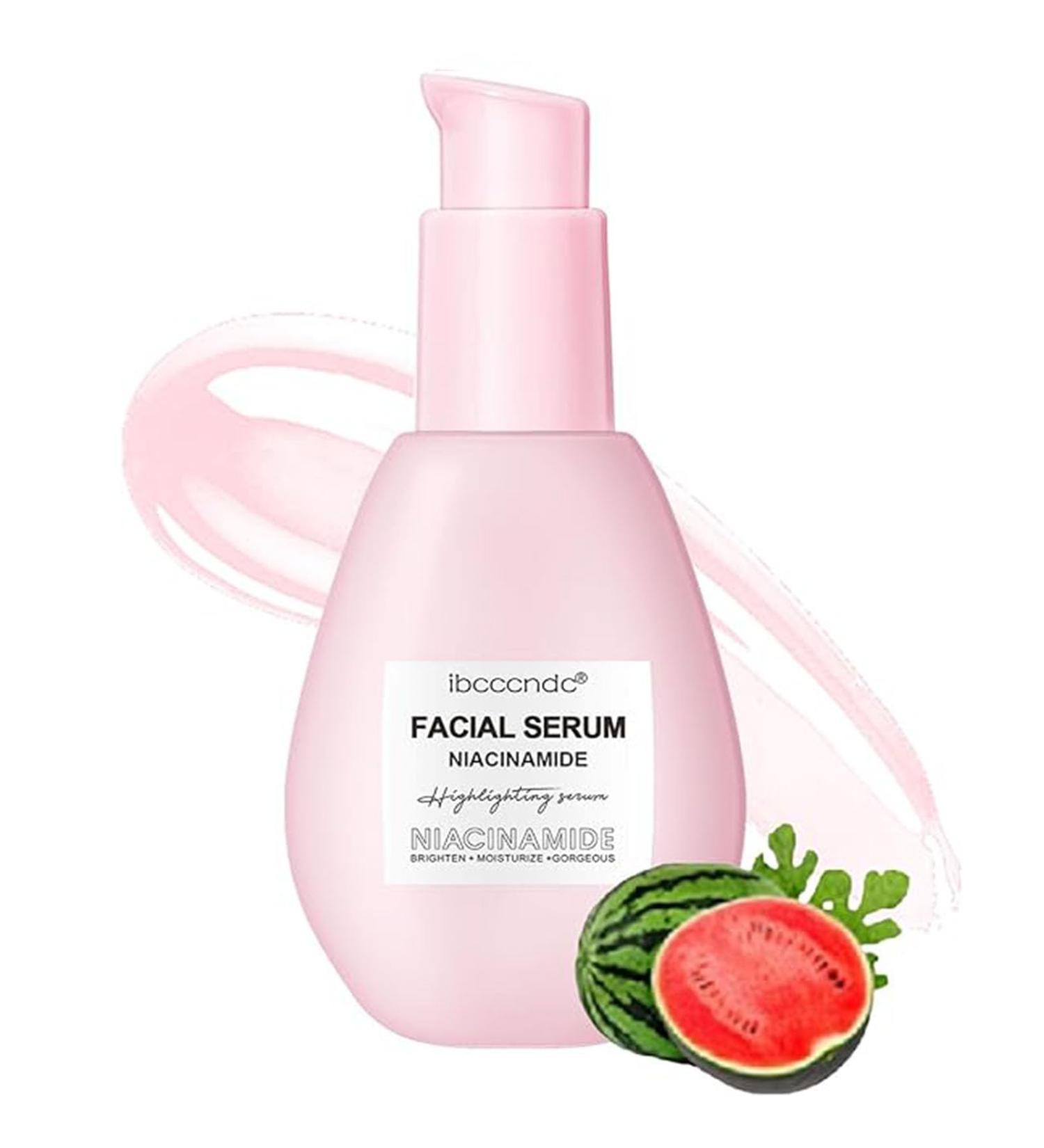 Piwine Brightening Serum for Face | Hydrating Watermelon Glow Serum with Hyaluronic Acid Moringa Oil & Vitamin E - 60ml for Dry Skin & Dark Spots - Buy Online on GoSupps.com