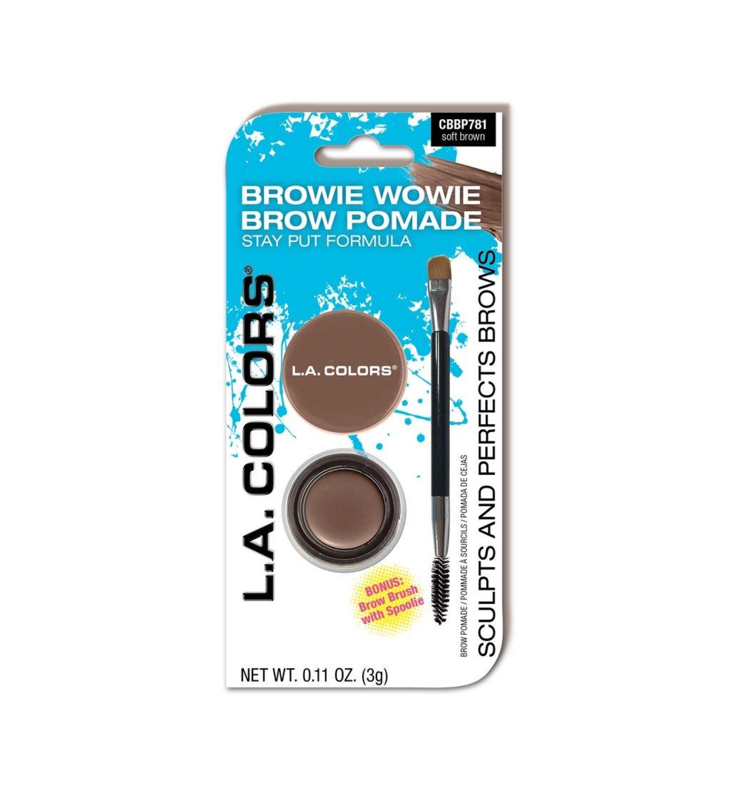 Browie Wowie Brow Pomade (carded) CBBP781 Soft Brown