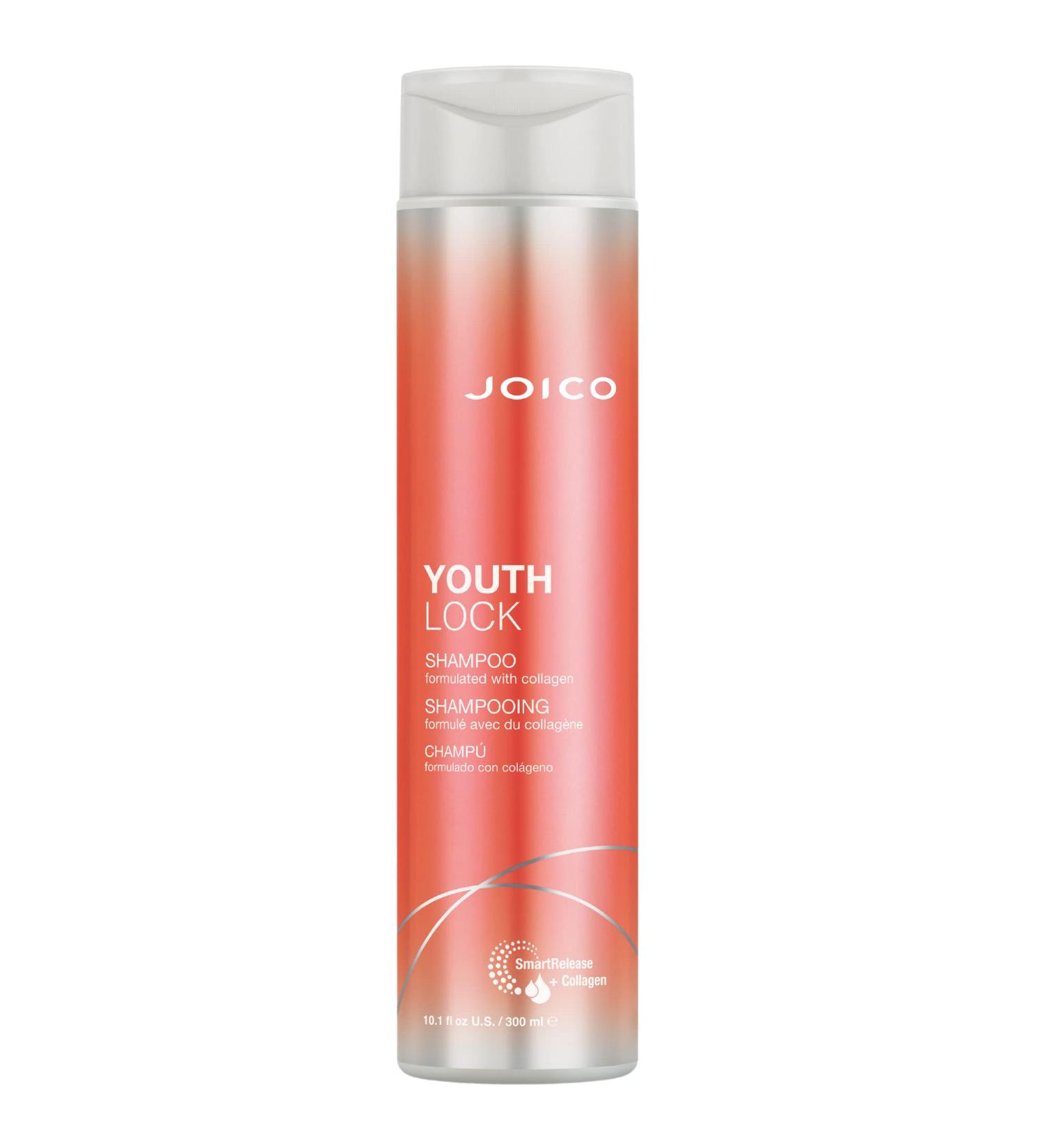 Joico YouthLock Collagen Shampoo 10.1 oz | Reduce Breakage & Frizz | Soften Hair, Boost Shine | Sulfate-Free with Arginine - Buy Online on GoSupps.com
