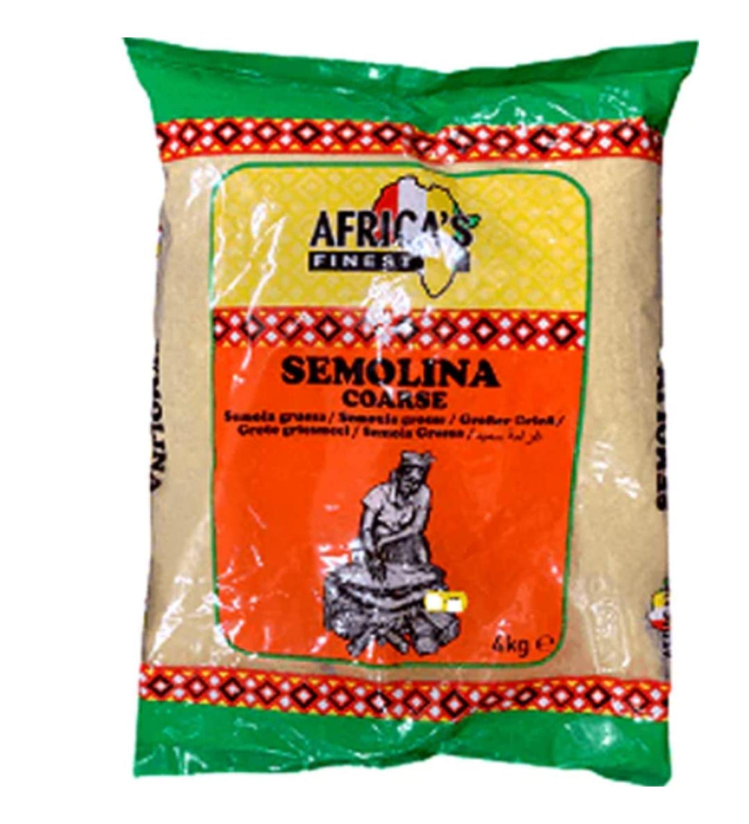 2 x Africa s Finest Semolina Coarse 4kg