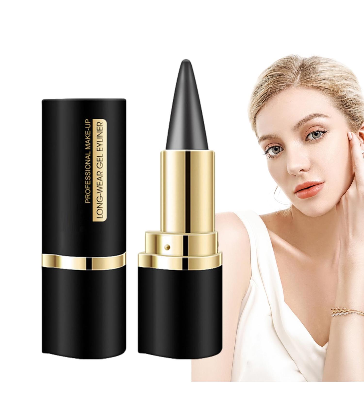 Longwear Eyeliner Pencil | Eyeliner Gel Stick Makeup Eye-Liners Waterproof Matte Black Eye-Liner Pencil Quick Drying Eyeliner Gel Stick for Girls Women Fulenyi - Buy Online on GoSupps.com