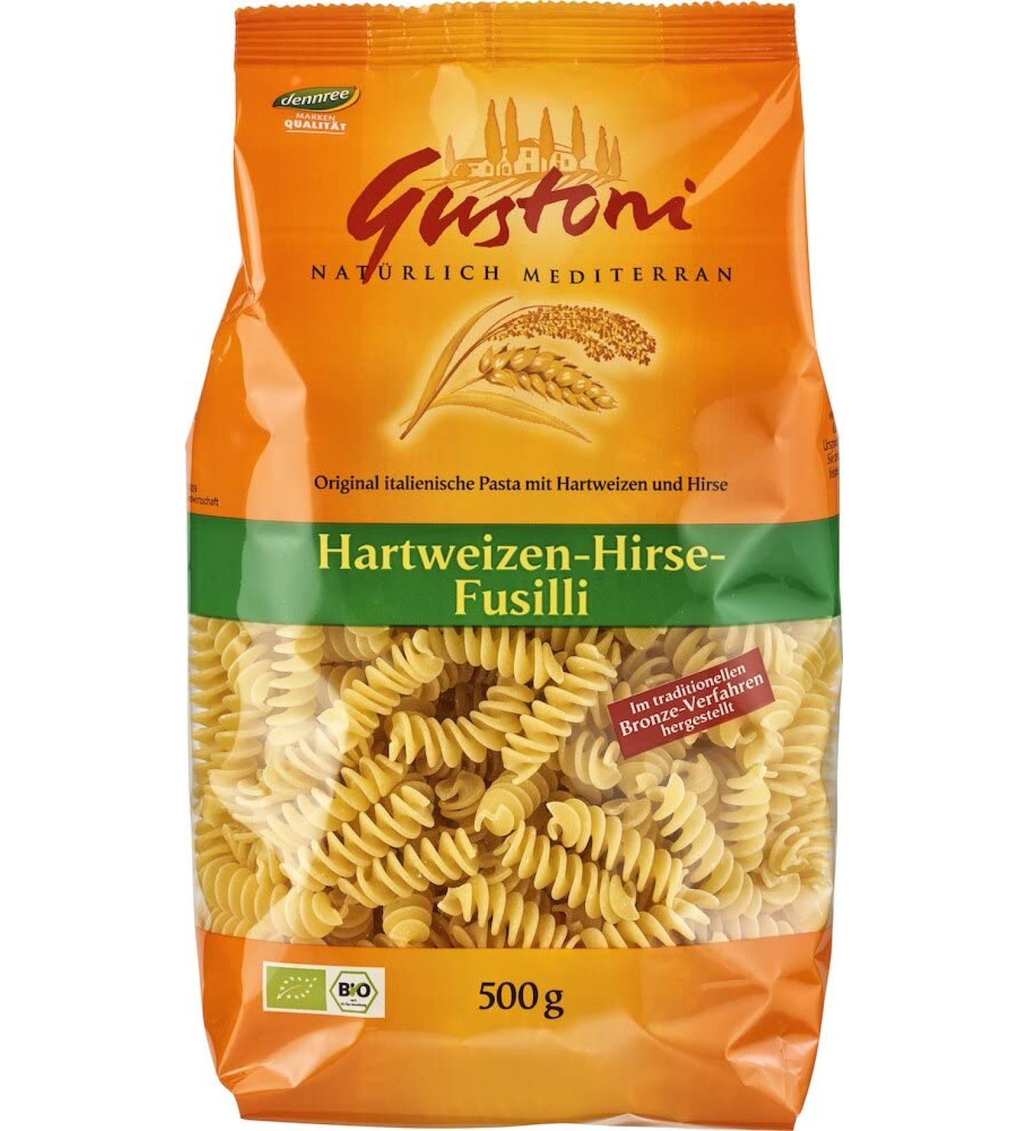 Gustoni Gustoni Organic Durum Wheat Millet Fusilli Bronze (1 x 500 g)
