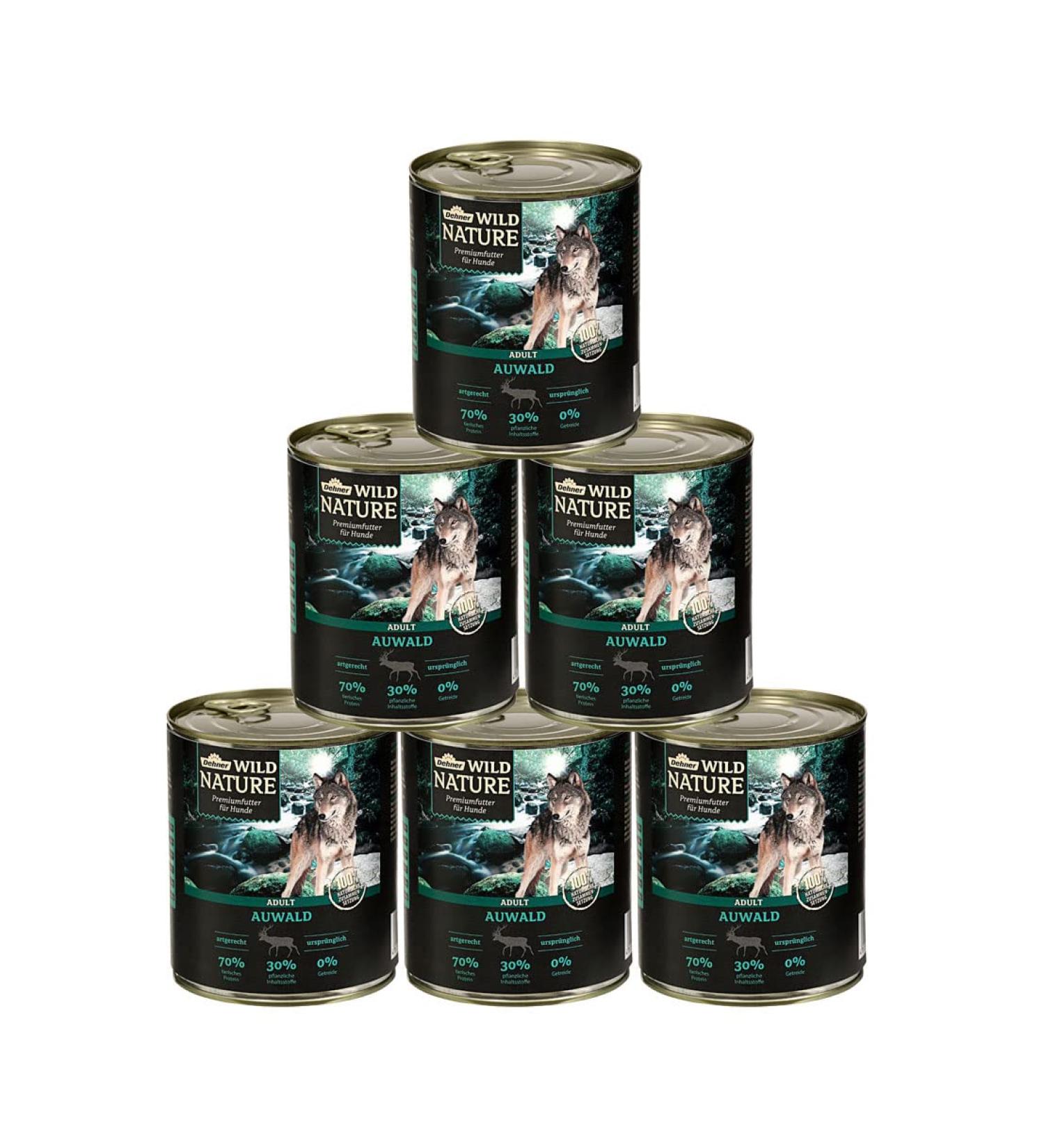 Buy DEHNER WILD NATURE Grain-Free Wet Dog Food - Poultry & Wild 6 x 800g Cans (4.8kg) - For Adult Dogs - International Shipping Available - Buy Online on GoSupps.com