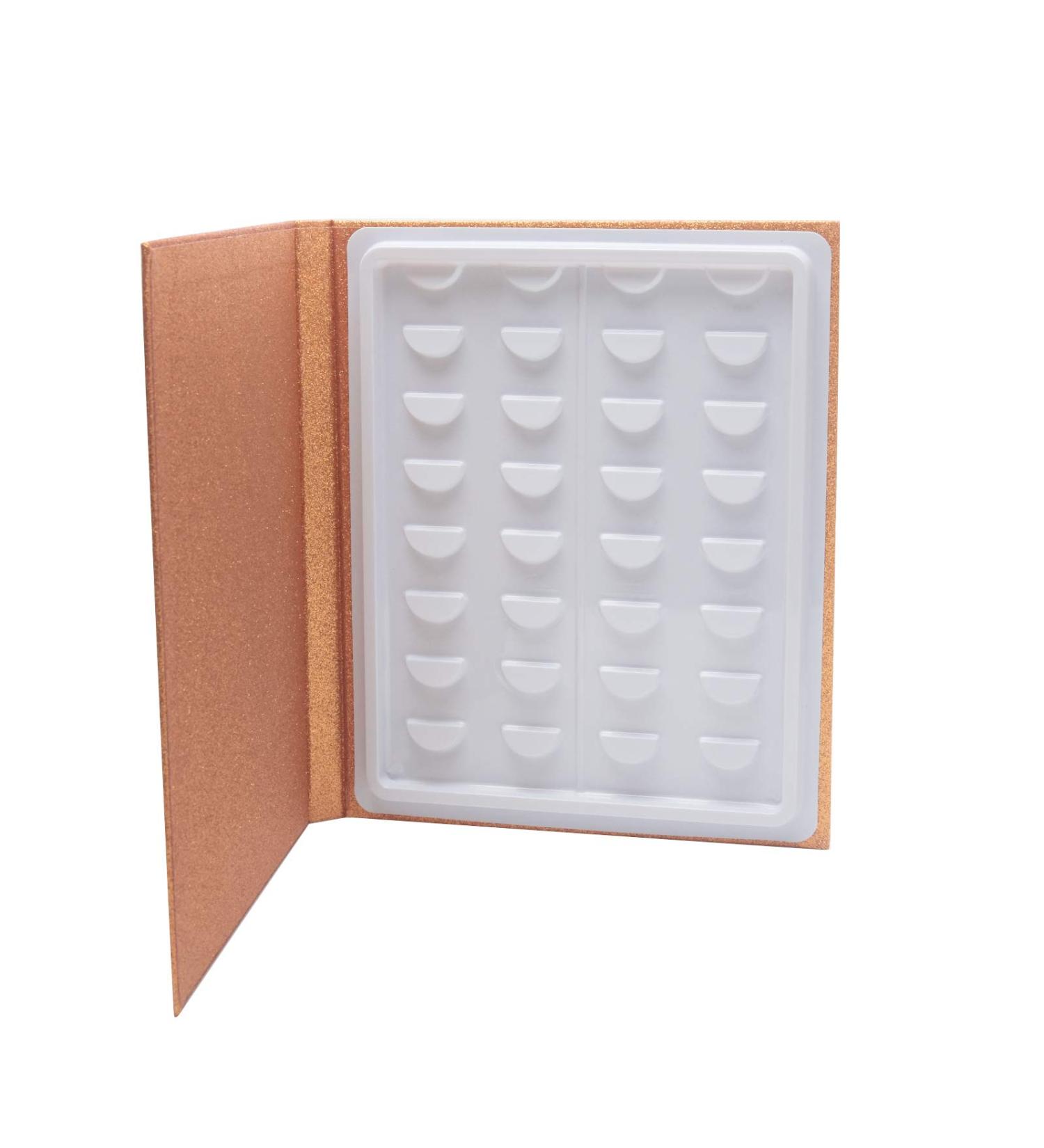16 Pairs Eyelash Storage Book | Glitter Paper Makeup Display for False Eyelashes - Perfect Organizer for International Shipping - Buy Online on GoSupps.com