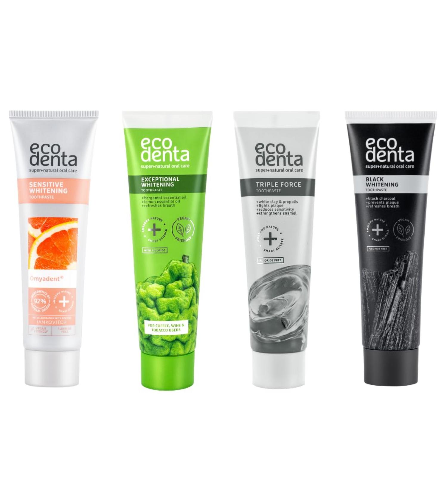 Ecodenta EXPERT Toothpaste pack of 4 - Buy Online on GoSupps.com