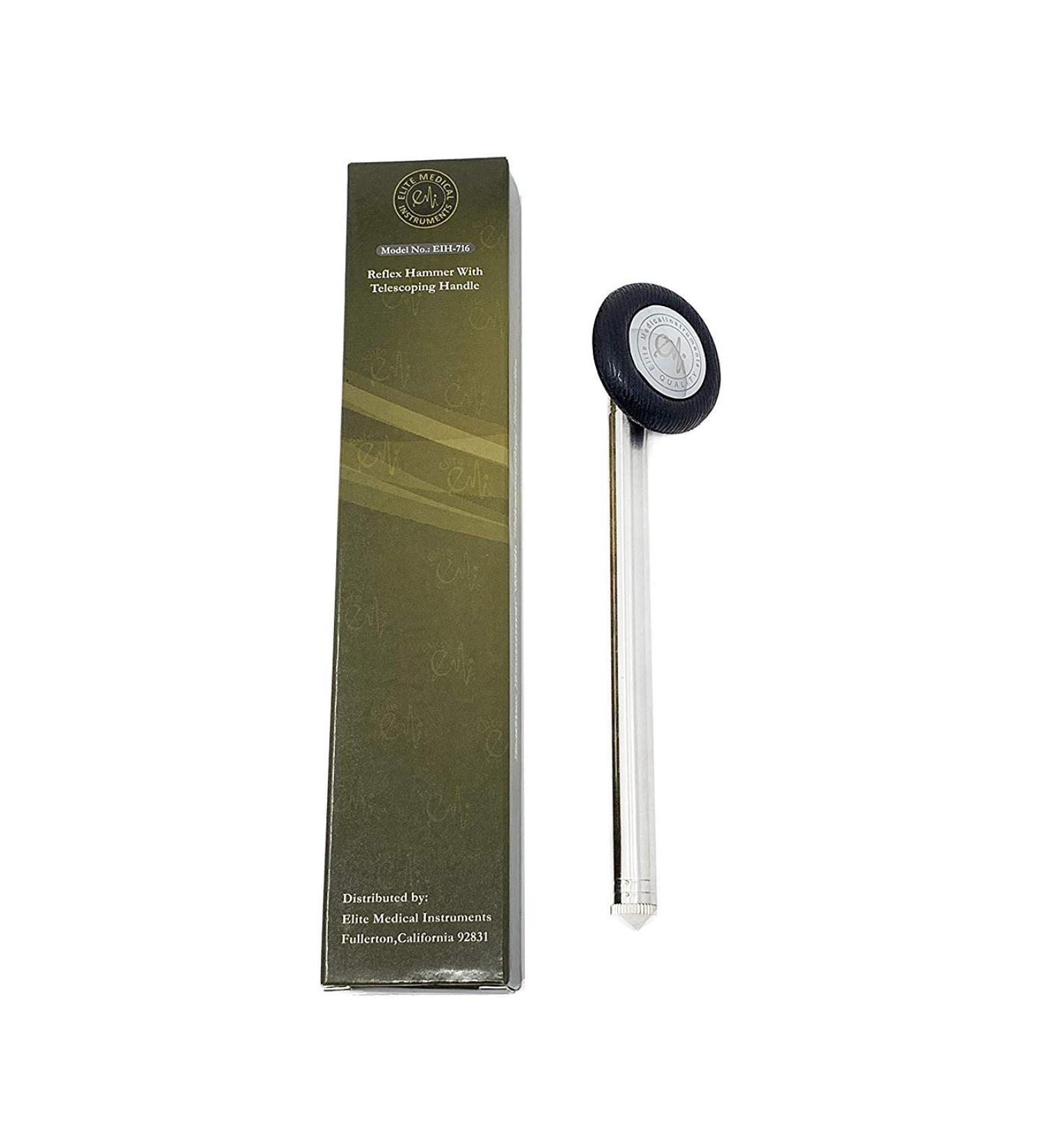 Elite Medical Instruments Telescoping Babinski Hammer | Comprehensive Neurological Reflex Exam Tool - Buy Online on GoSupps.com