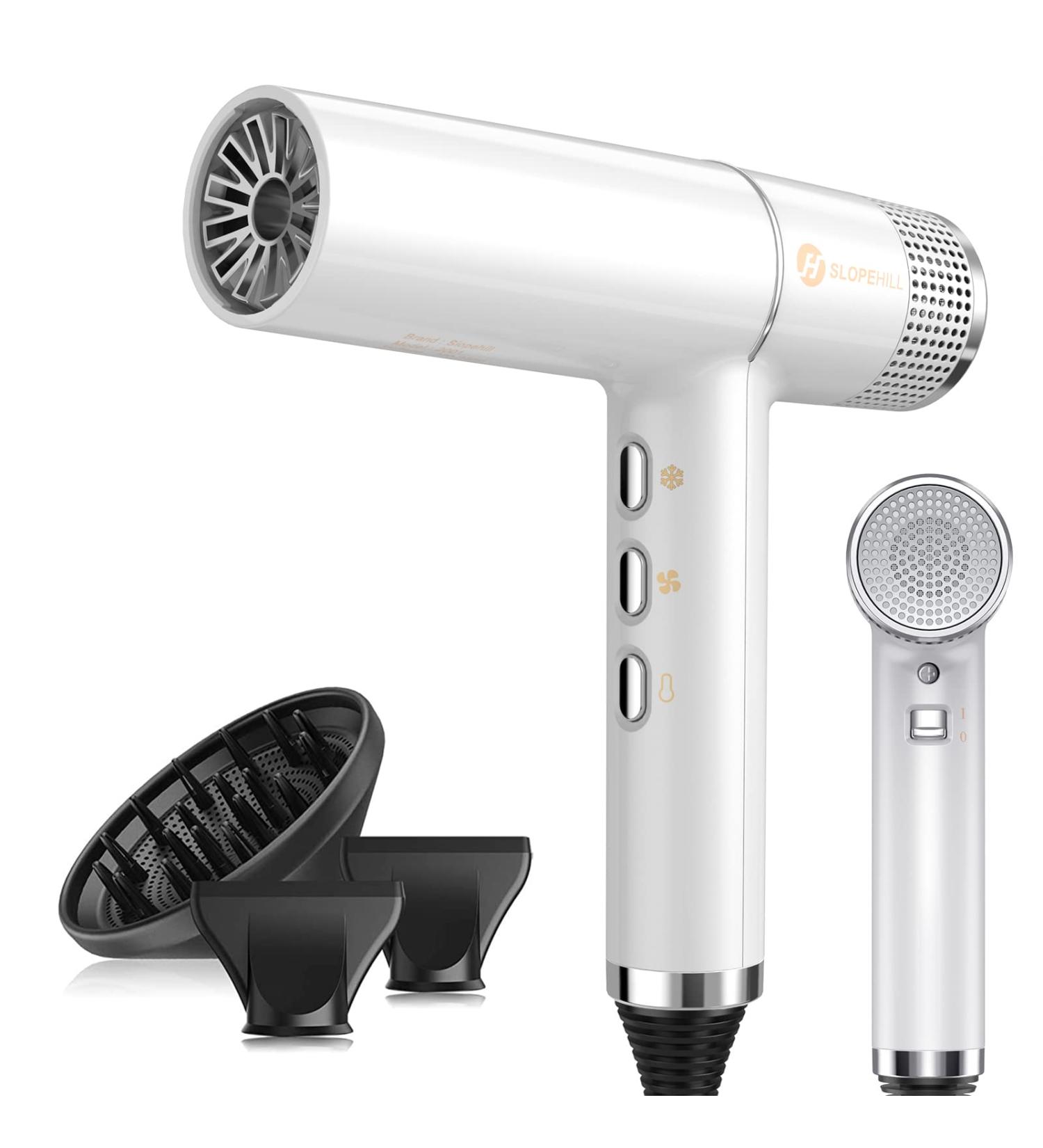 Buy Slopehill Hair Dryer - 2000W Brushless Engine Oxy Active Tech LED Display Lightweight Design - International Shipping - Buy Online on GoSupps.com