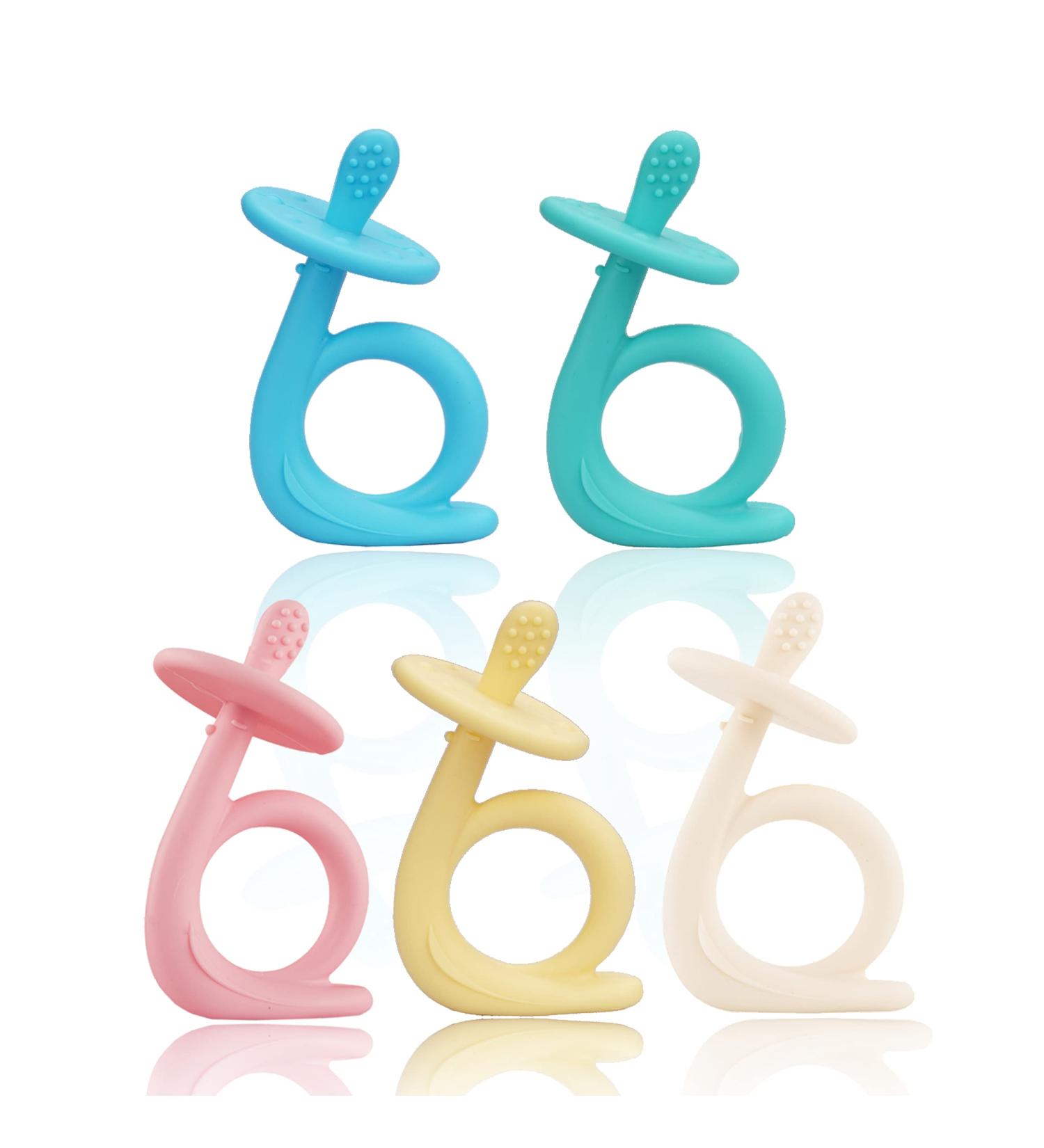 Chillax Teether Toys - Soothing Relief for Baby Teething - Non-BPA Silicone Teethers for Infants 3+ Months - Dishwasher-Safe - Buy Online on GoSupps.com