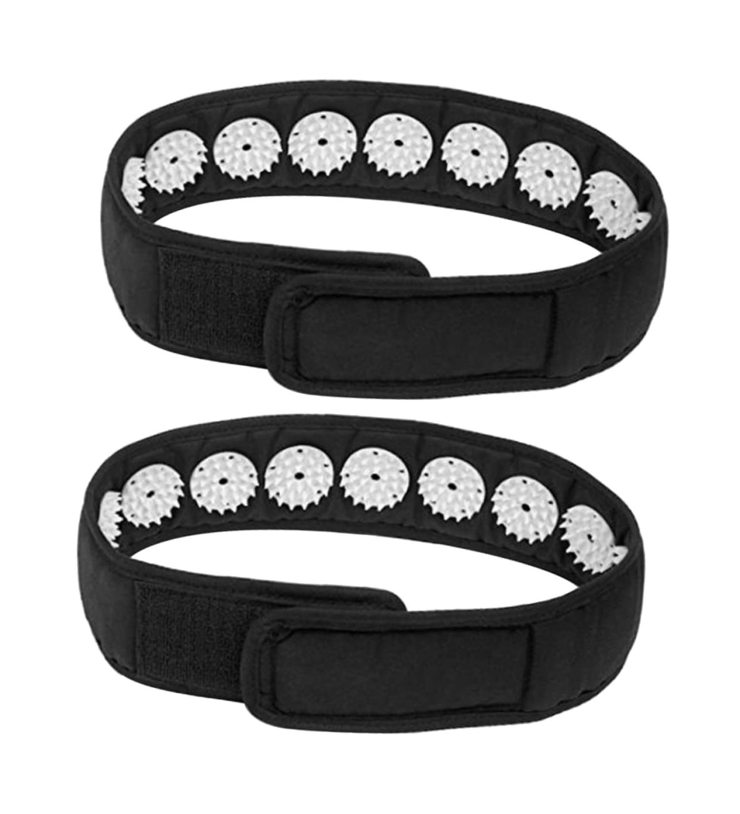 Anneomas 2-Piece Head Massage Belt & Yoga Headband | Acupressure Wraps for Skin Lift & Chin Up - International Shipping Available - Buy Online on GoSupps.com