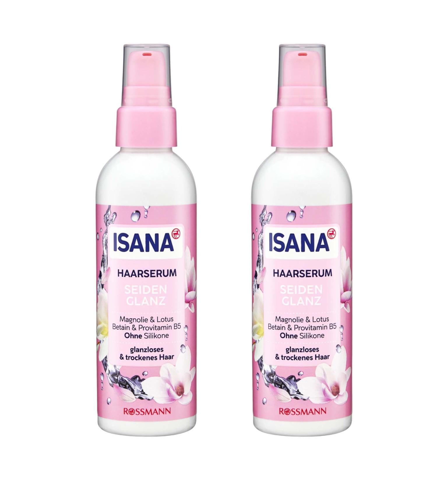 Dirk Rossmann 2 x hair serum silk shine 2 x 100 ml shiny and supple hair