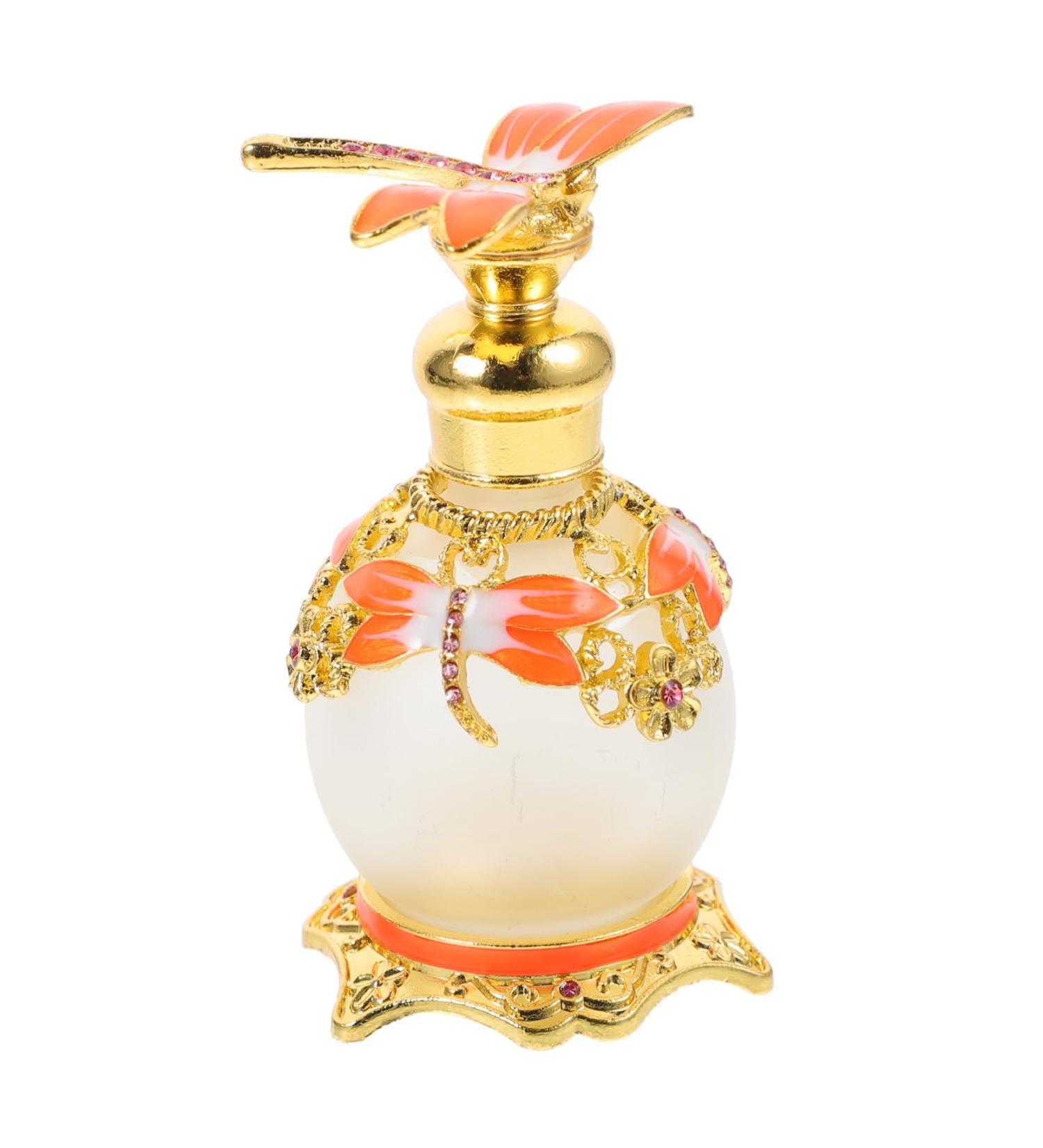 HAPINARY 15 Dragonfly Perfume Bottle Glass Perfume Bottle Essential Oil Container Retro Empty Frosted Glass Refillable Perfume Bottle Dubai Style Perfume Bottle Vintage Bottled - Buy Online on GoSupps.com