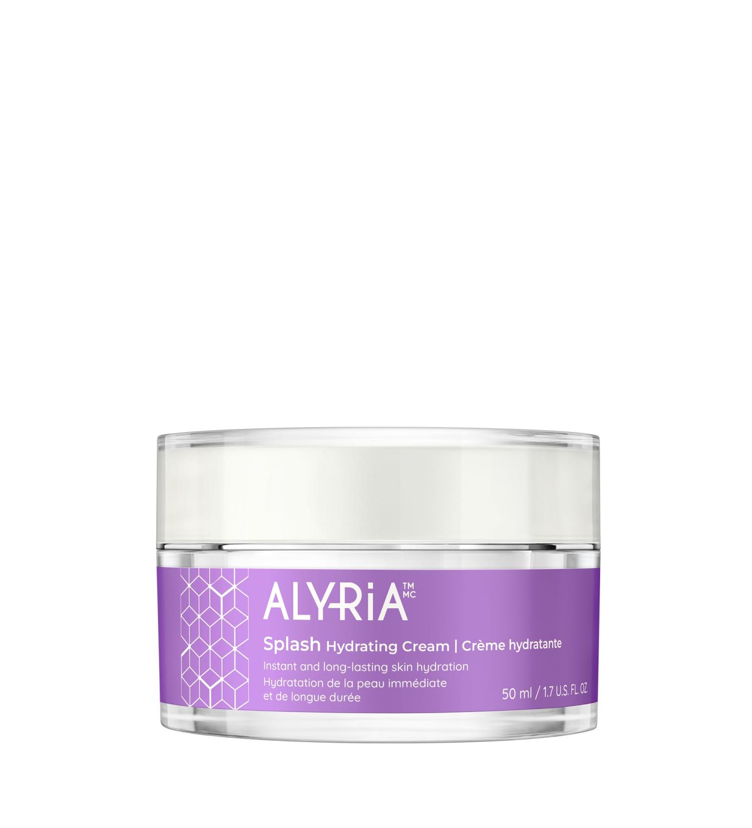 Alyria Splash Hydrating Moisturising Face Cream | 24-Hour Refreshing Hydration Nourishing & Rejuvenating | Gluten Paraben BHT & Cruelty Free - Buy Online on GoSupps.com