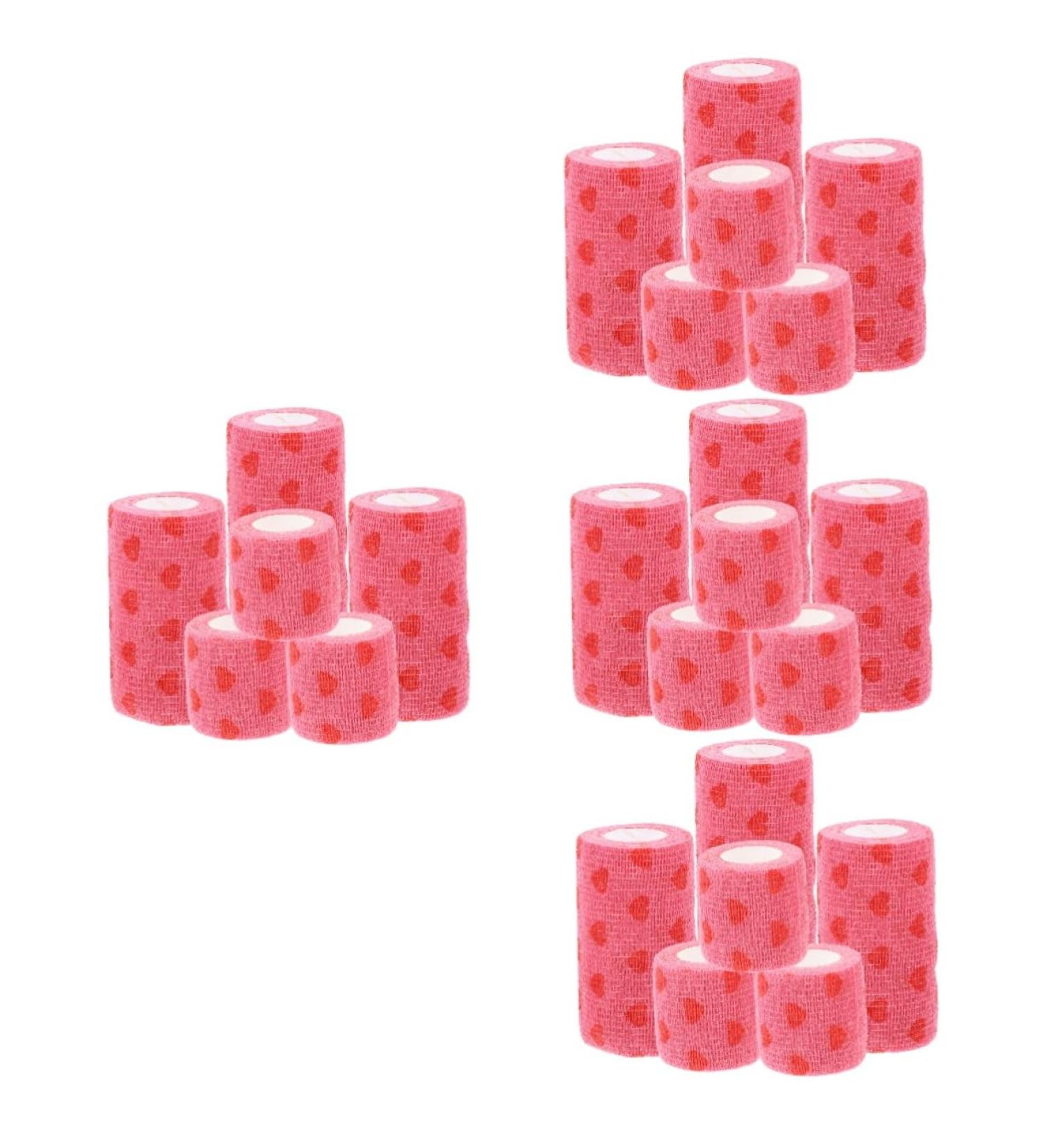 VOSAREA 24 Rolls Sports Wrap for Dogs | Adhesive Wound Wrap Reusable First Aid Tape & Upholstery Non-Woven Fabric Elastic Dog Wrap - Buy Online on GoSupps.com